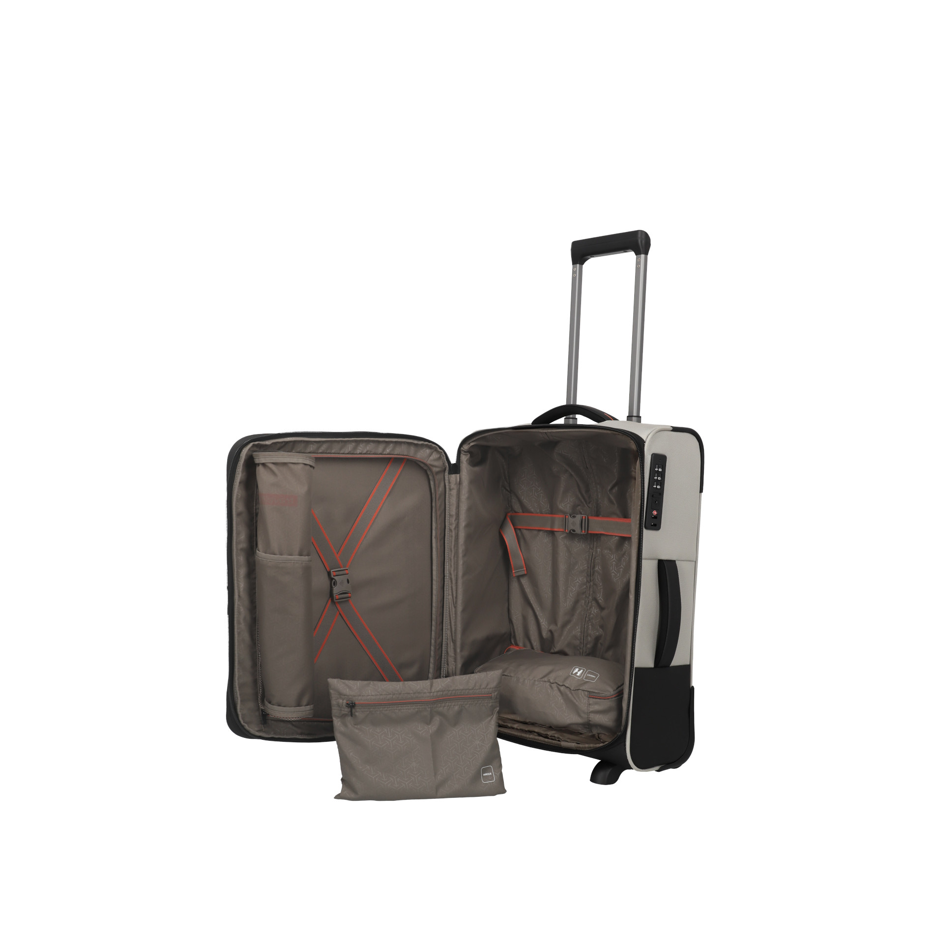 CROSSLITE Bordtrolley S mit 2 Rollen (54 cm) - Natur