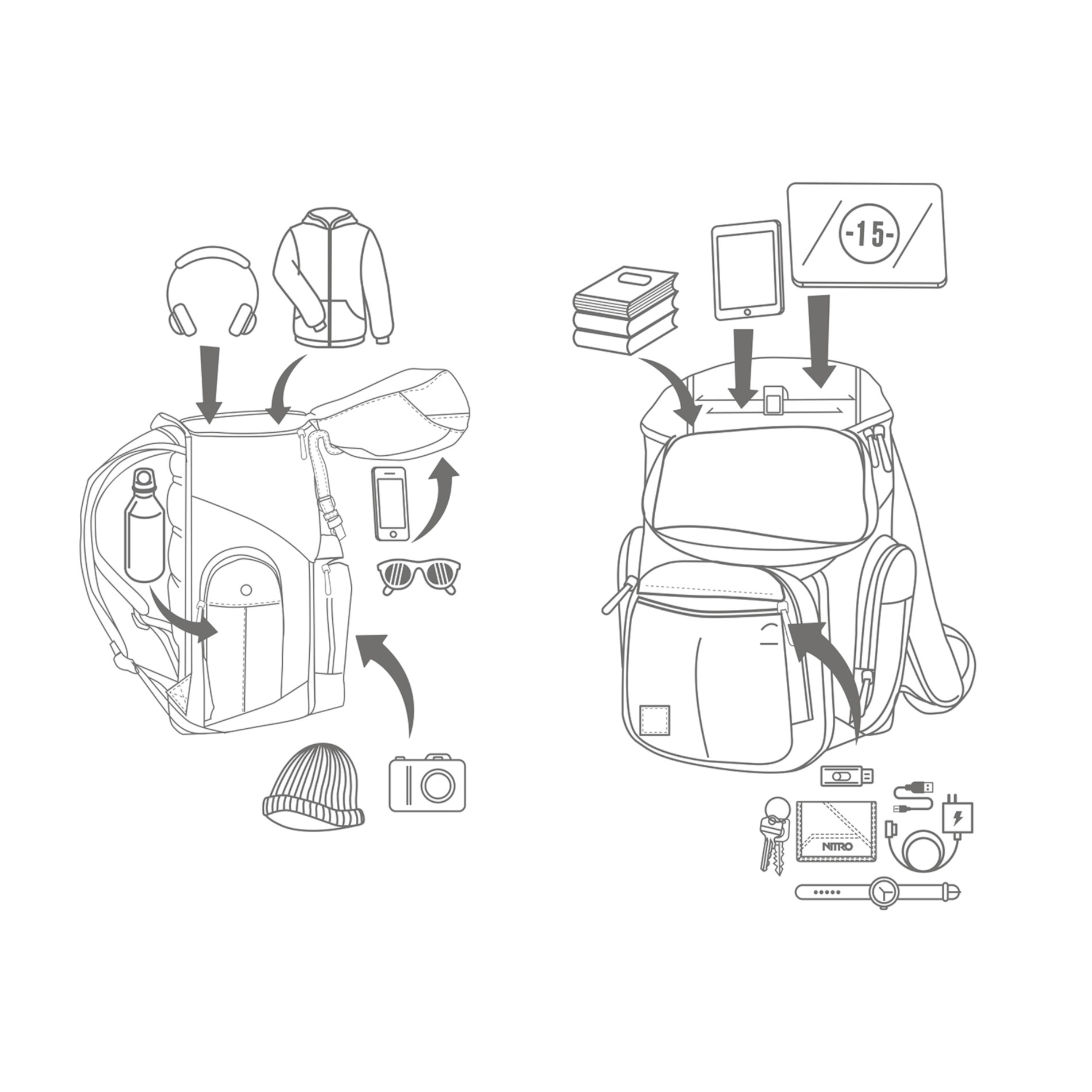 Rucksack DAYPACKER TWO - Reef Break