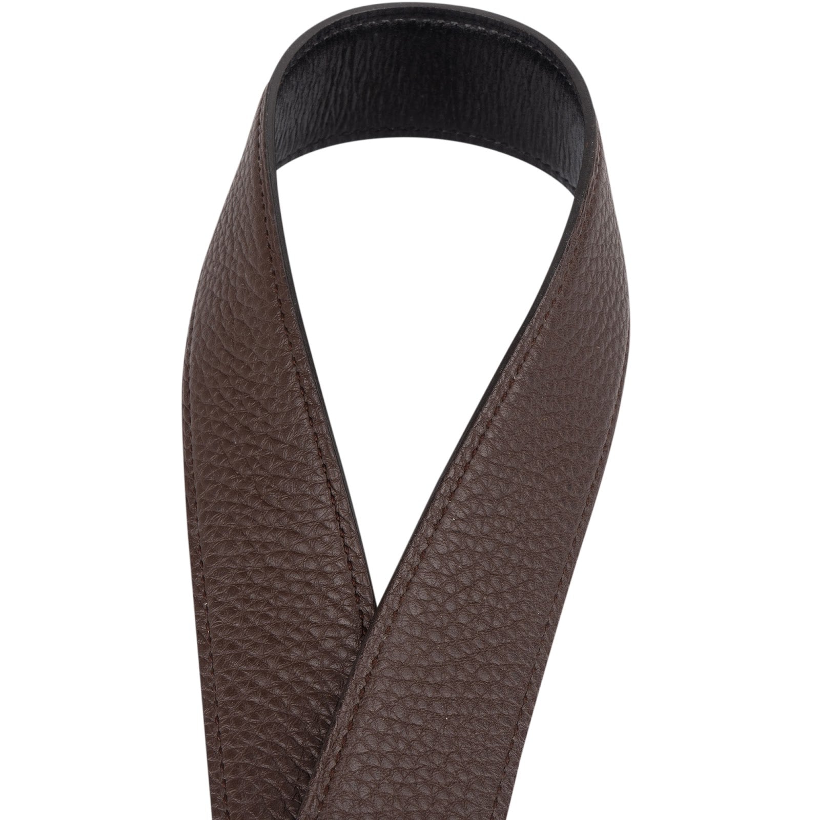 Hermés Reversible Leather Idem H d'Ancre Belt (110)