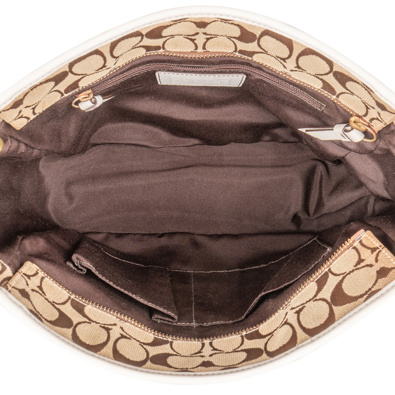 Coach Monogram Signature Tote Shoulder Bag