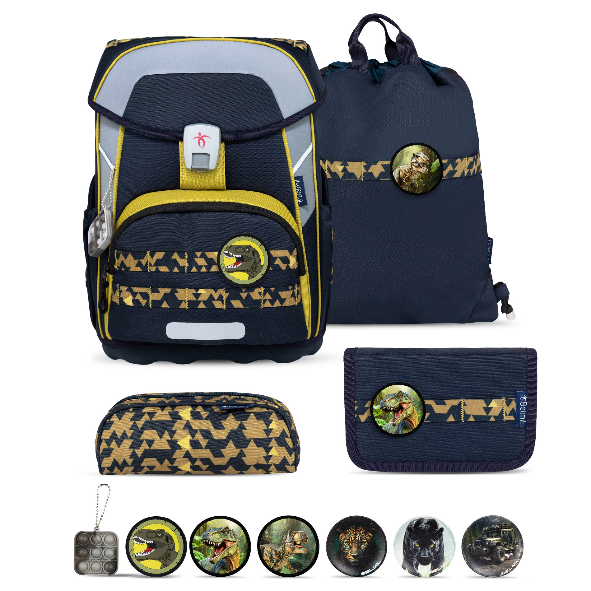 Belmil Maxi Plus Premium Schulranzen Set 5-teilig "Explorer"