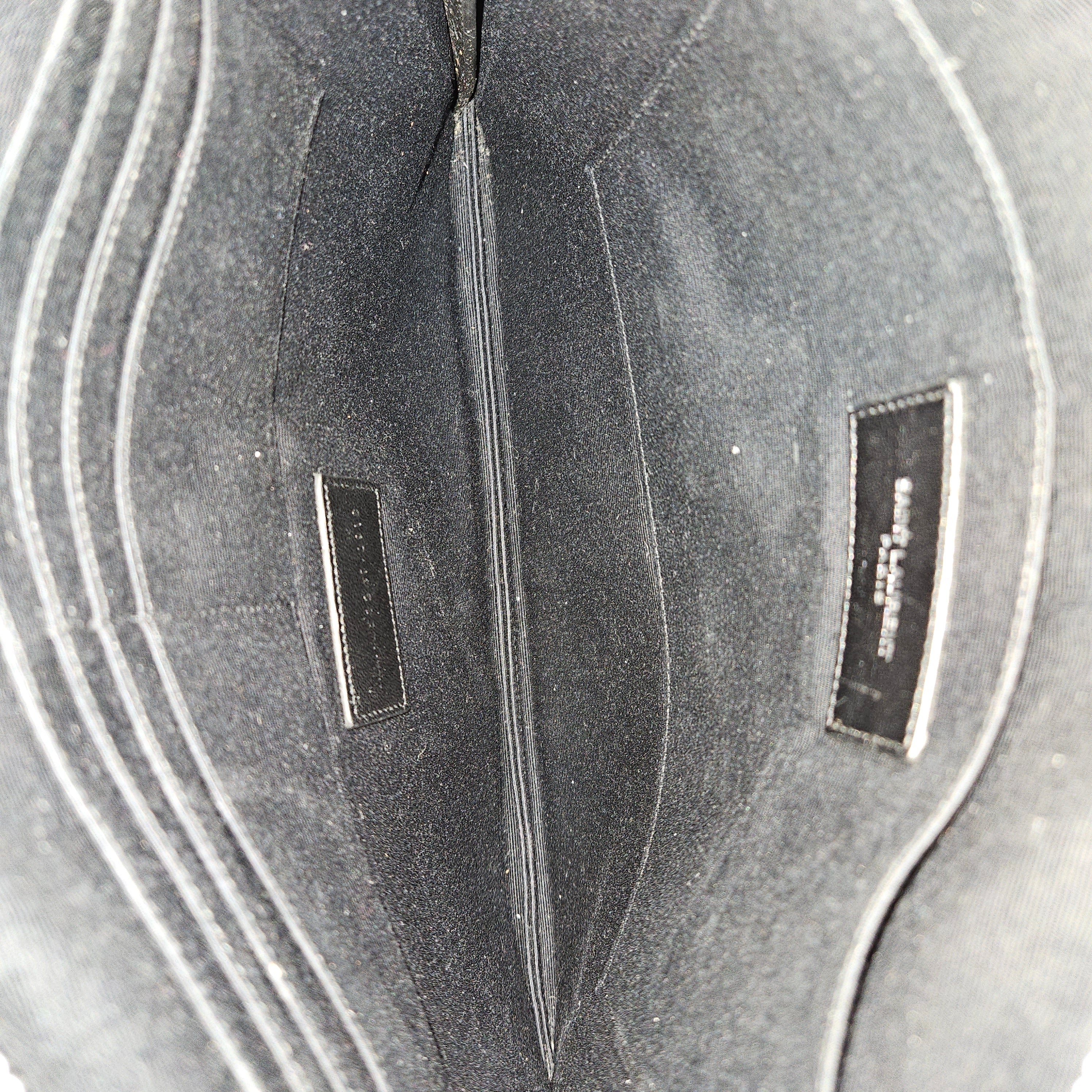 Saint Laurent Black Leather Dokumentenmappe