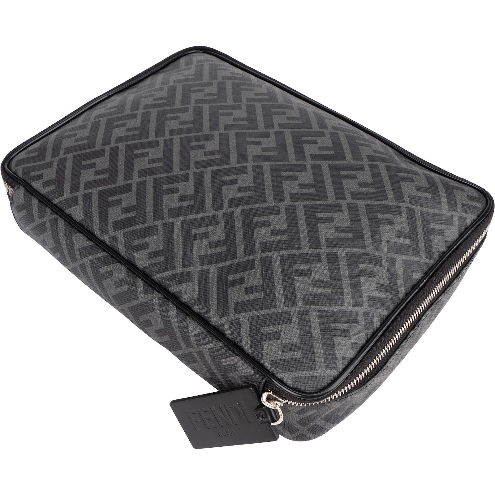 Fendi - Monogram FF Canvas Pouch