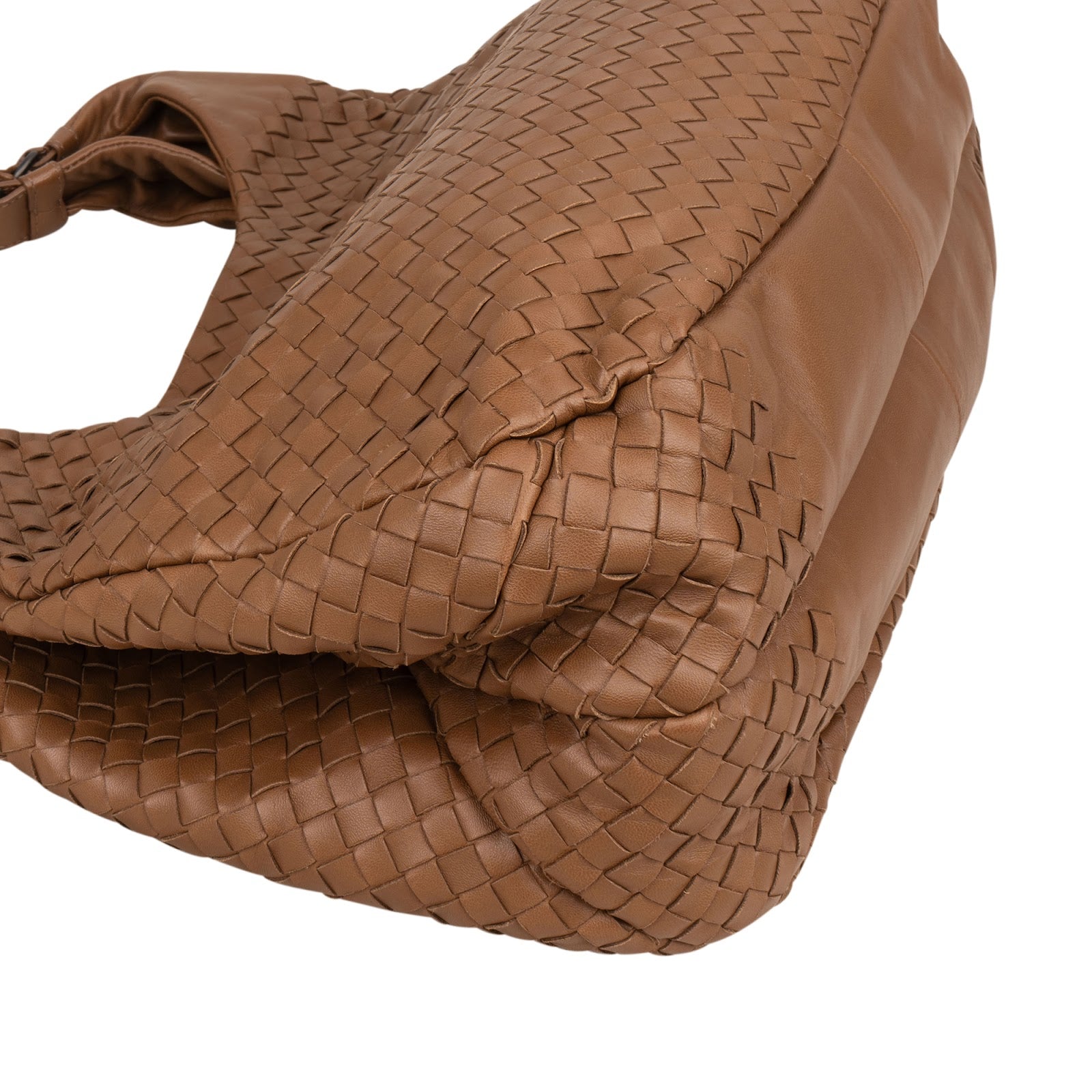 Bottega Veneta Intrecciato Leather Campana Hobo Shoulder Bag