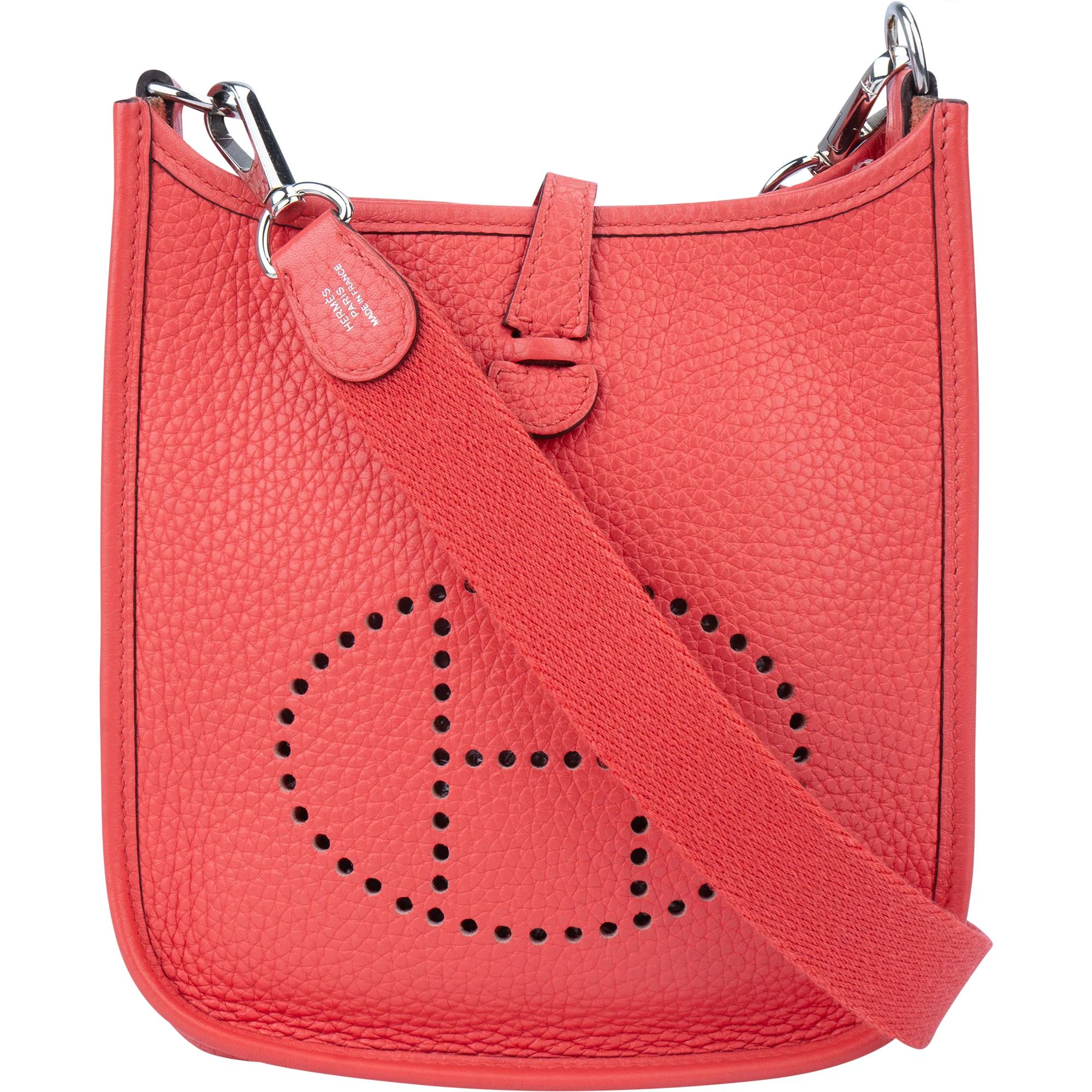 Hermès Rose Jaipur Clemence Evelyne 16 Crossbody Bag