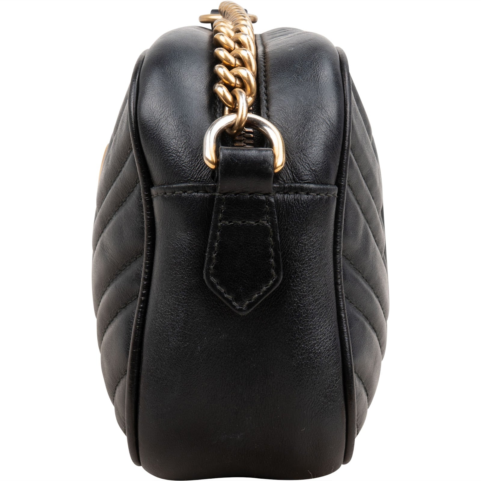 Gucci ChevronLeather GG Marmont Camera Crossbody Bag