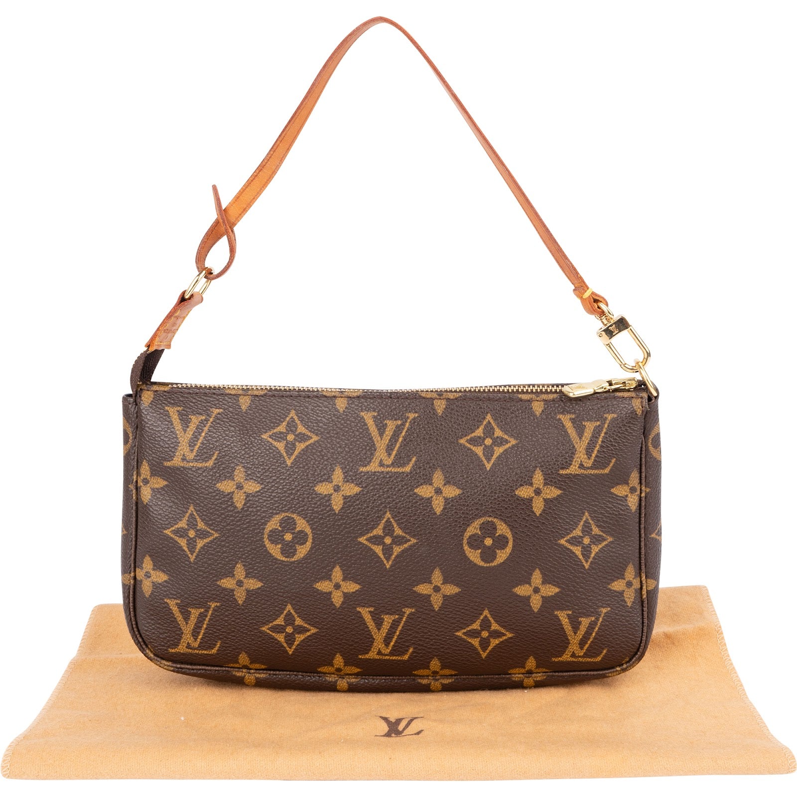 Louis Vuitton Monogram Canvas Pochette Handbag