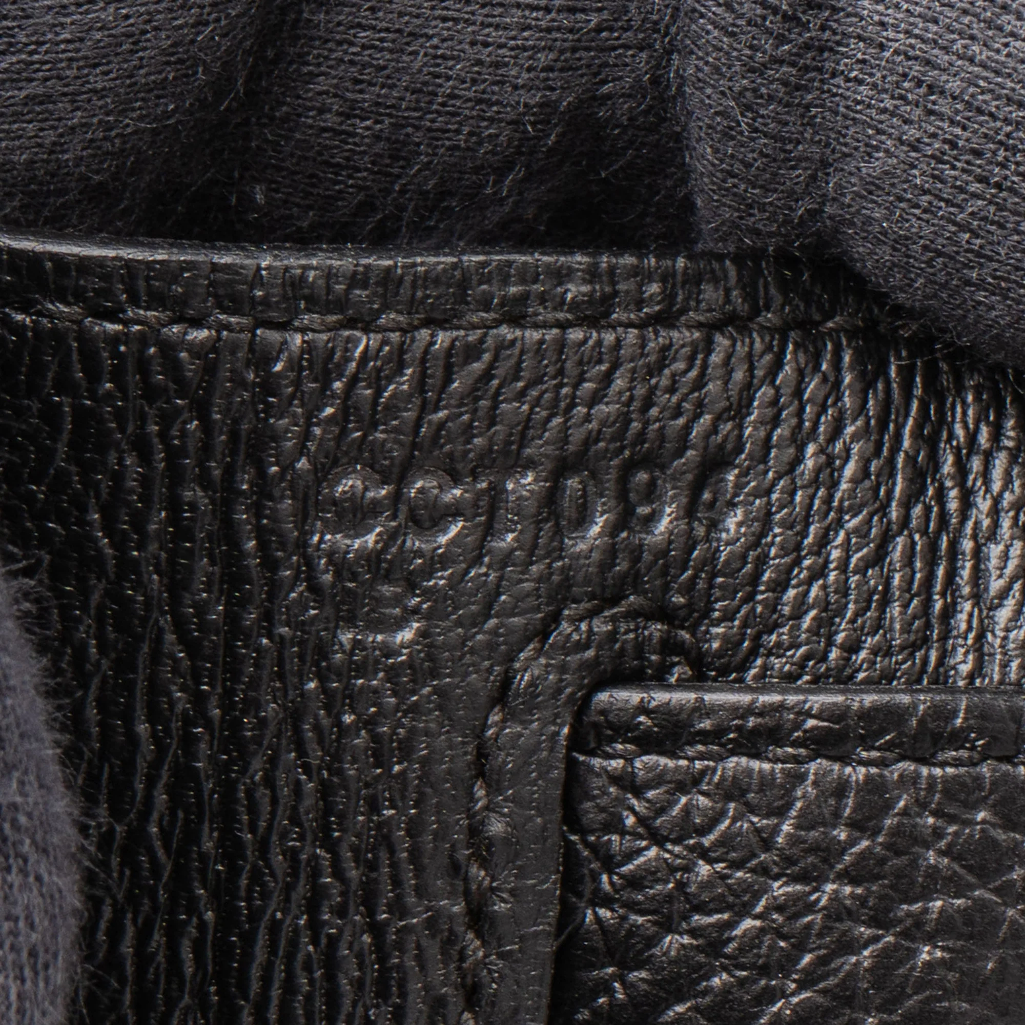 Hermès Noir Togo Leather Kelly 28 Handbag
