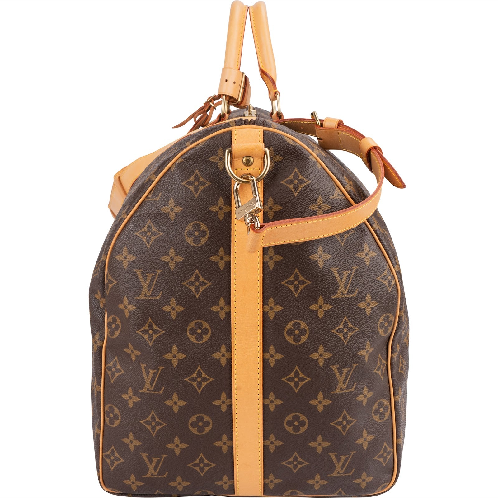 Louis Vuitton Monogram Canvas Keepall 60 Bandoulière Travel Bag