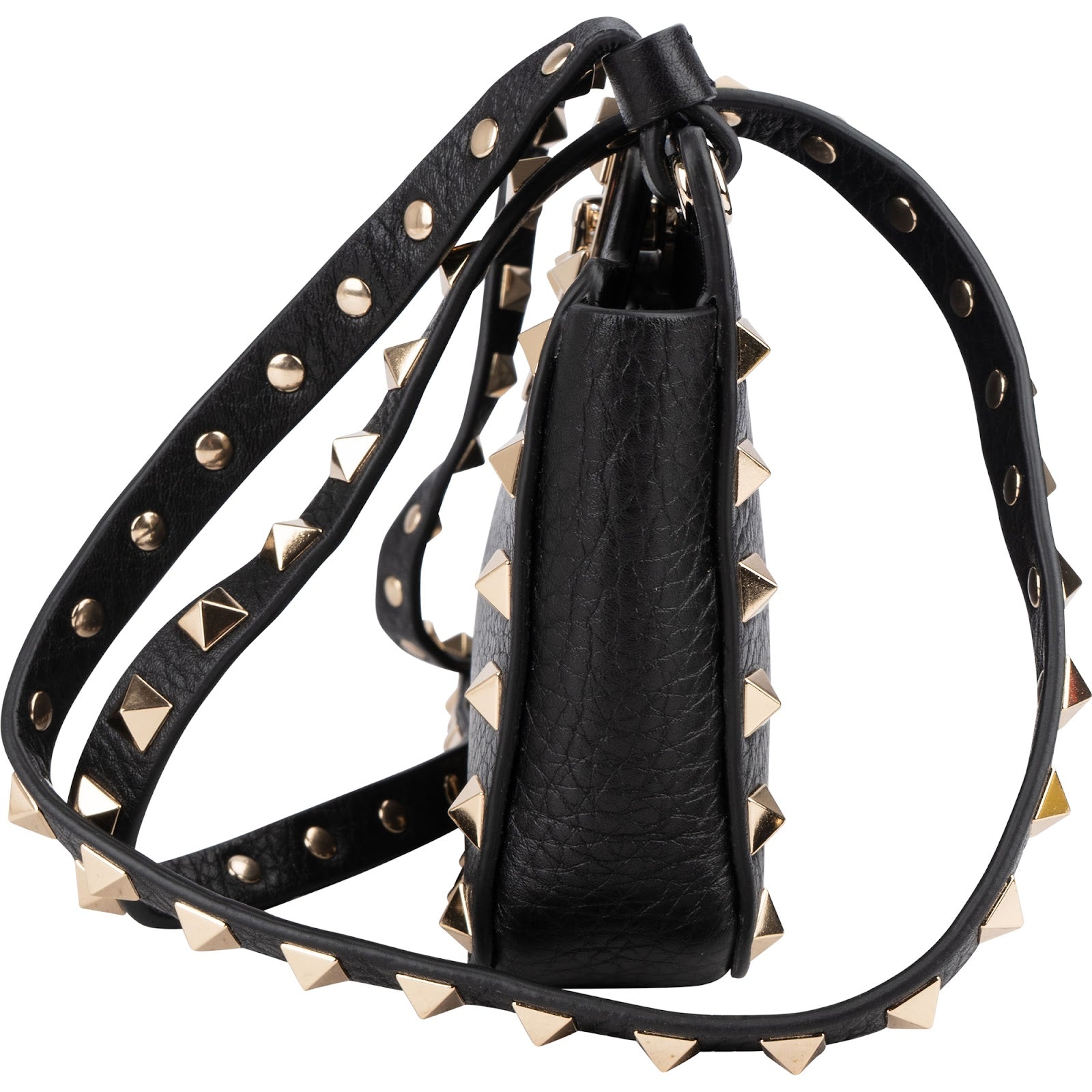 Valentino Garavani Grained Calfskin Rockstud Small Crossbody Bag