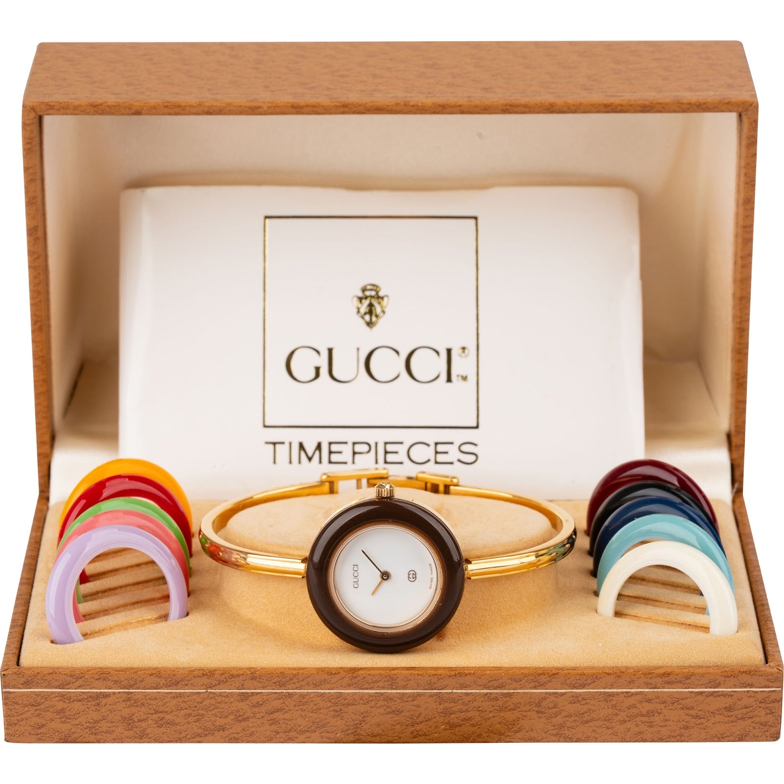 GUCCI – Change Bezel 11/12.2 armbandhorloge voor dames