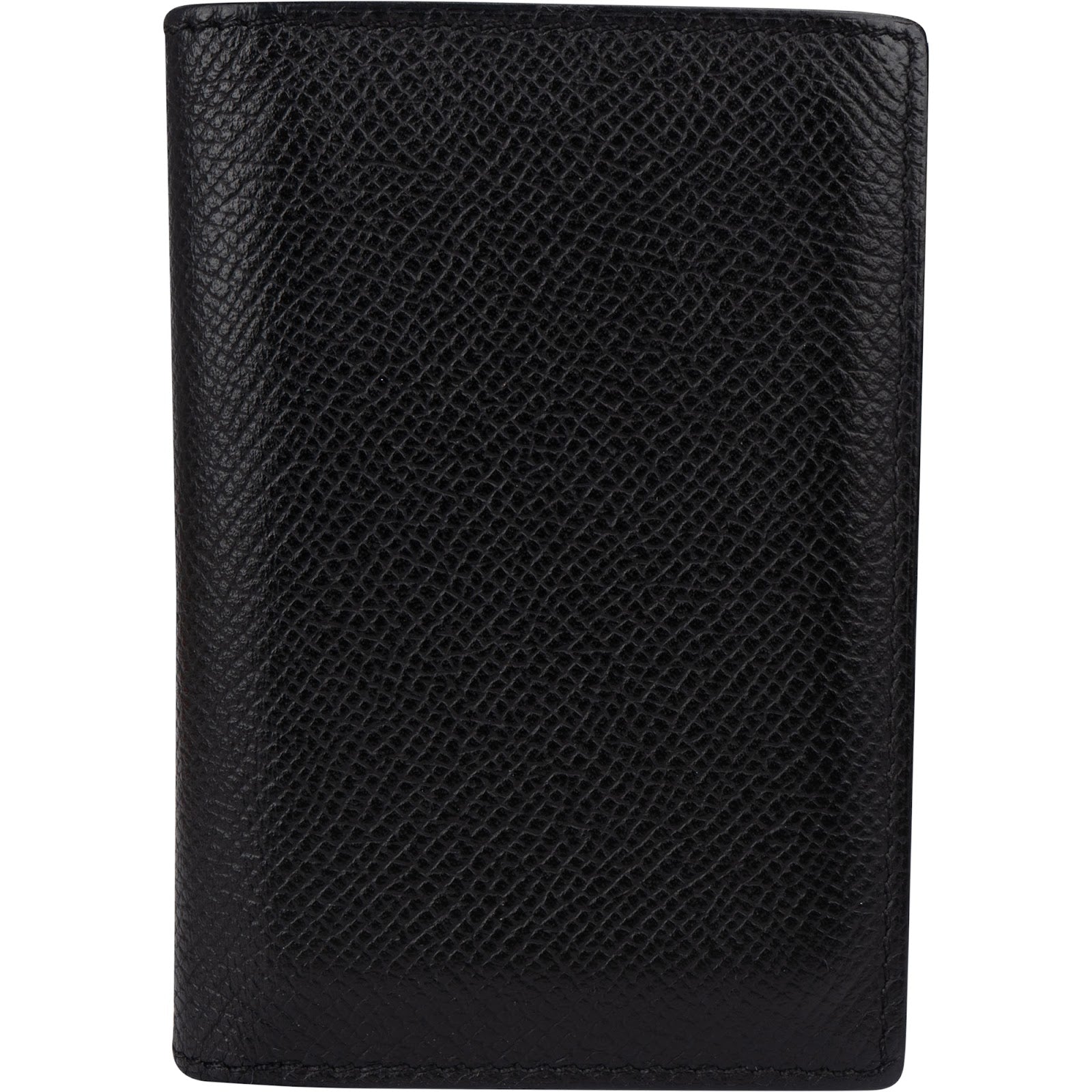 Hermès Noir Epsom Leather Card Holder Wallet