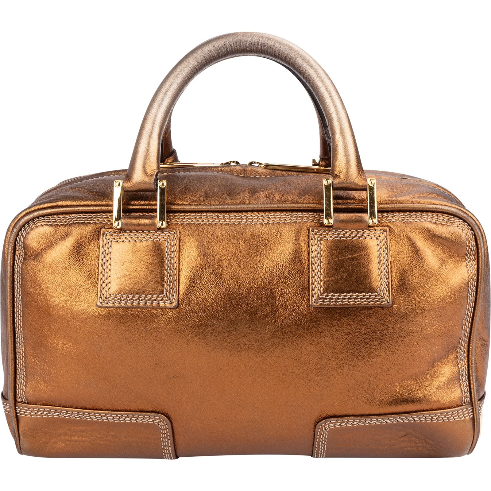 Loewe Metallic Leather Amazona 28 Handbag