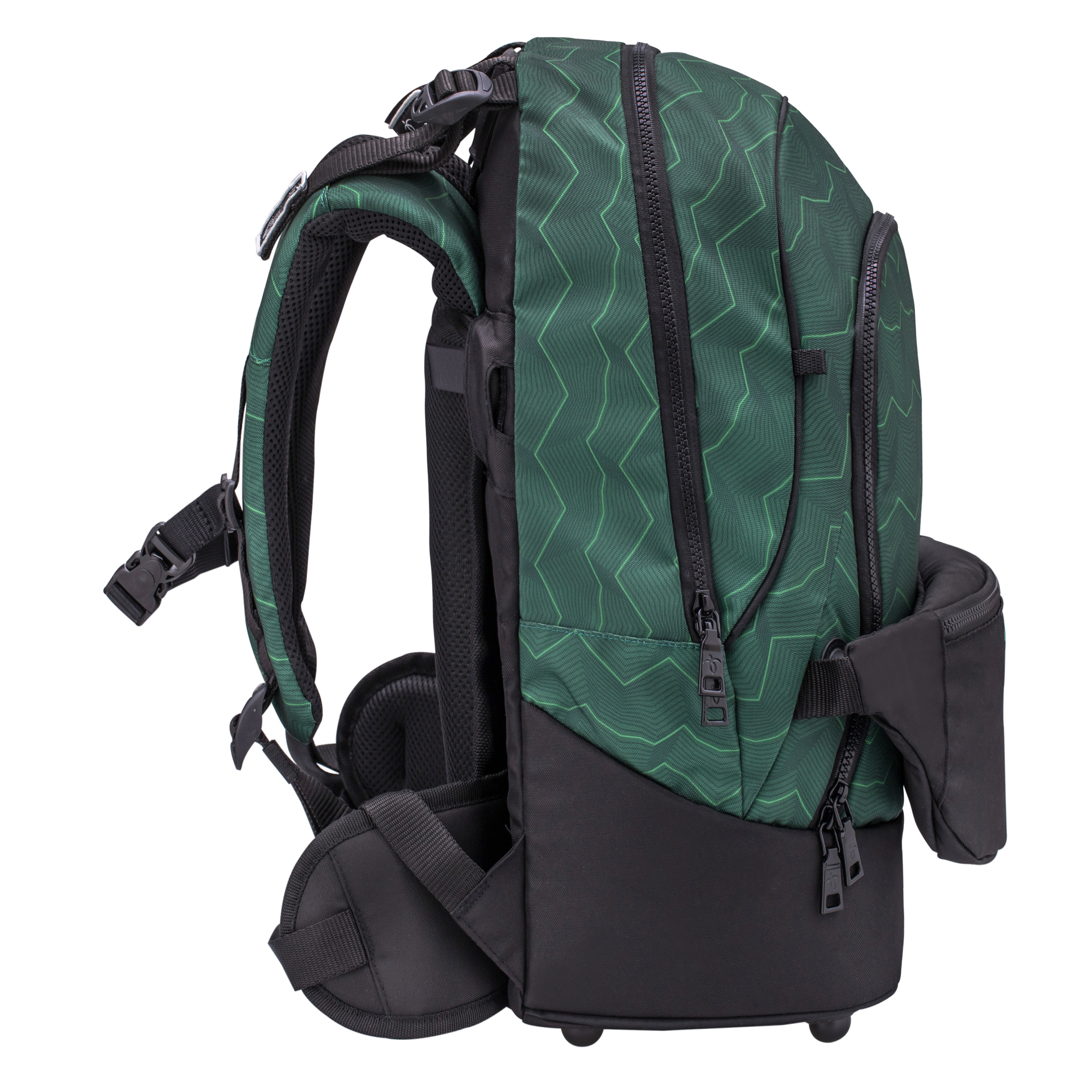 2-IN-1 Schultasche & Gürteltasche 2-teilig - Twist of Lime