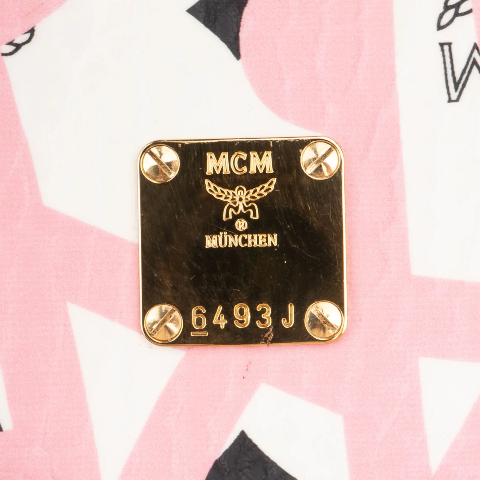 MCM Monogram Visetos X Eddie King Mini Aren Handbag