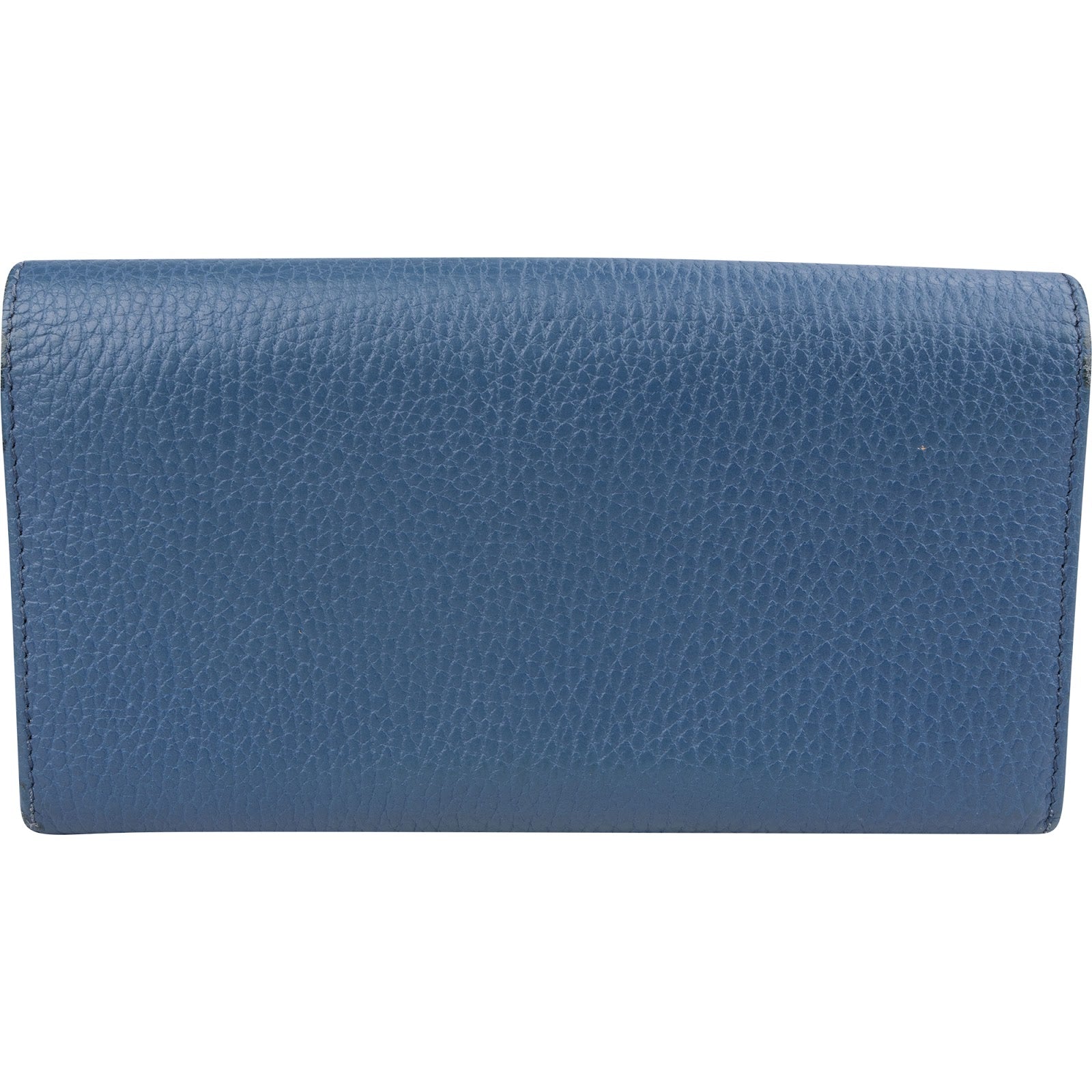 Gucci Pebbled Leather Interlocking GG Continental Wallet