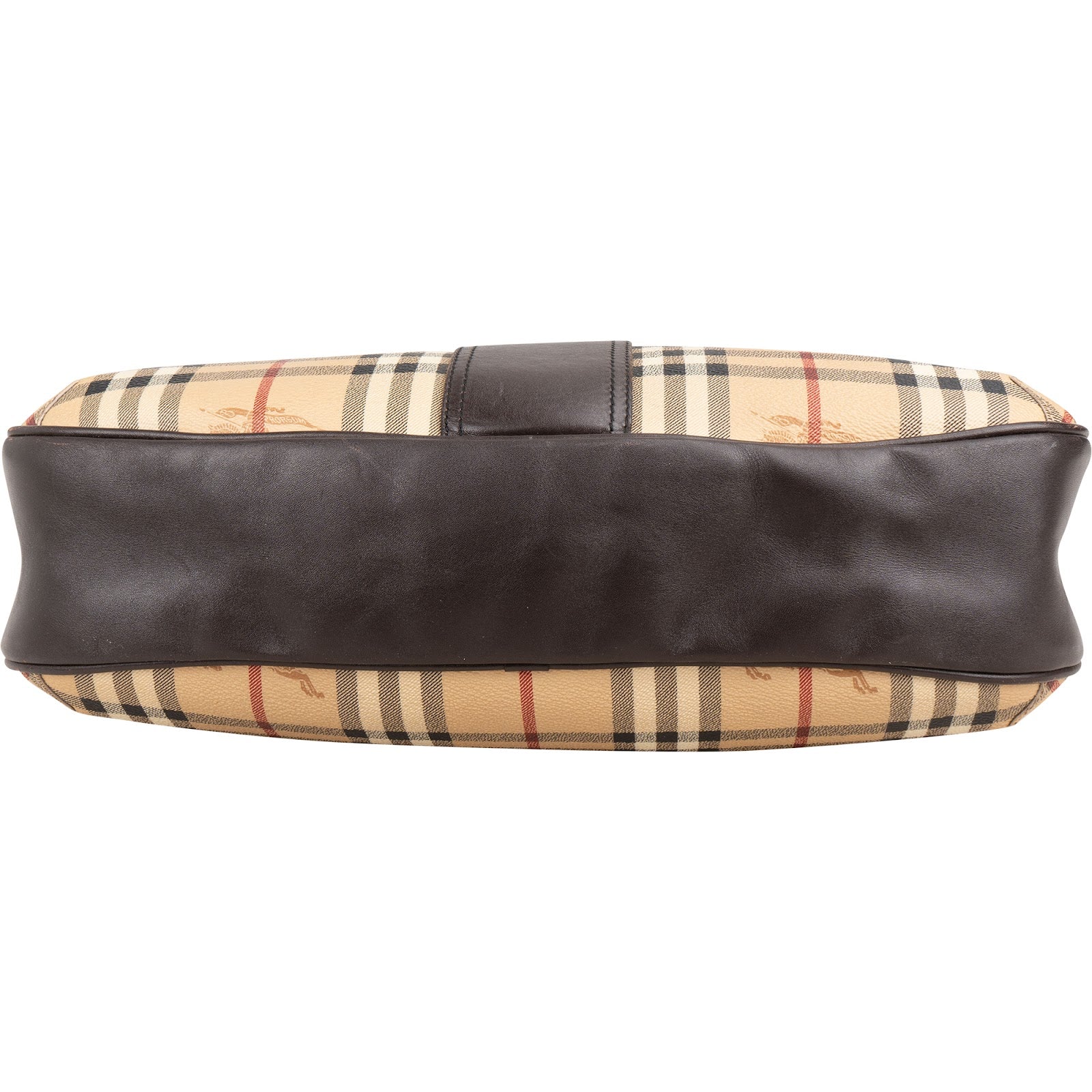 Burberry - Haymarket Check Bridle Hobo Schultertasche