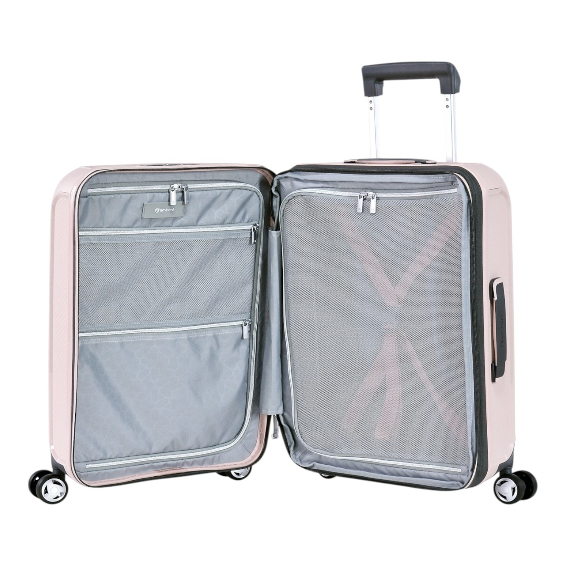 AEGIS Handgepäck (55 cm) erweiterbar - hellrosa