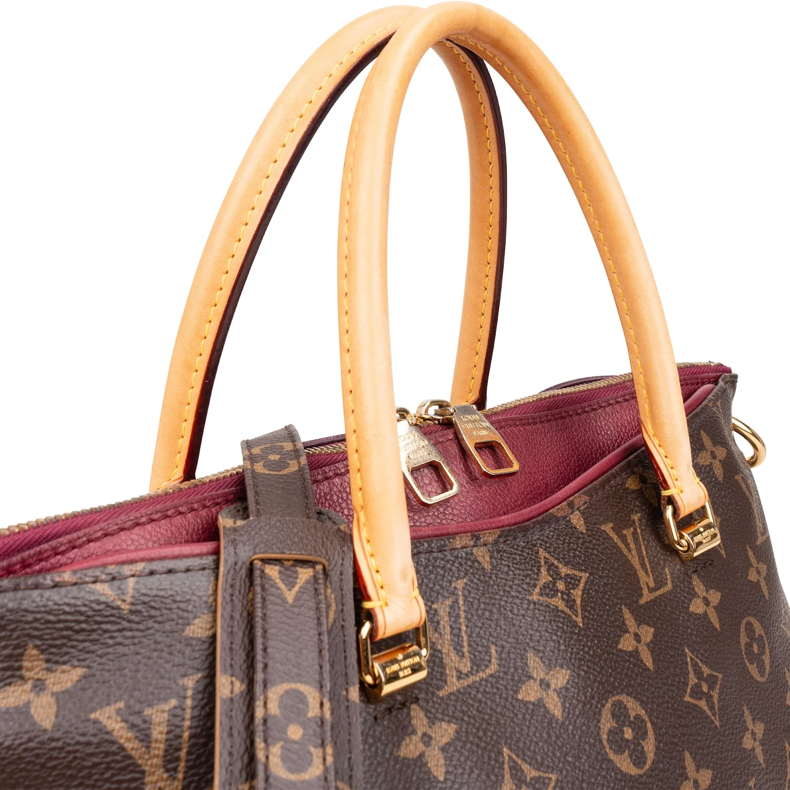 Louis Vuitton Monogram Canvas Pallas MM Handbag