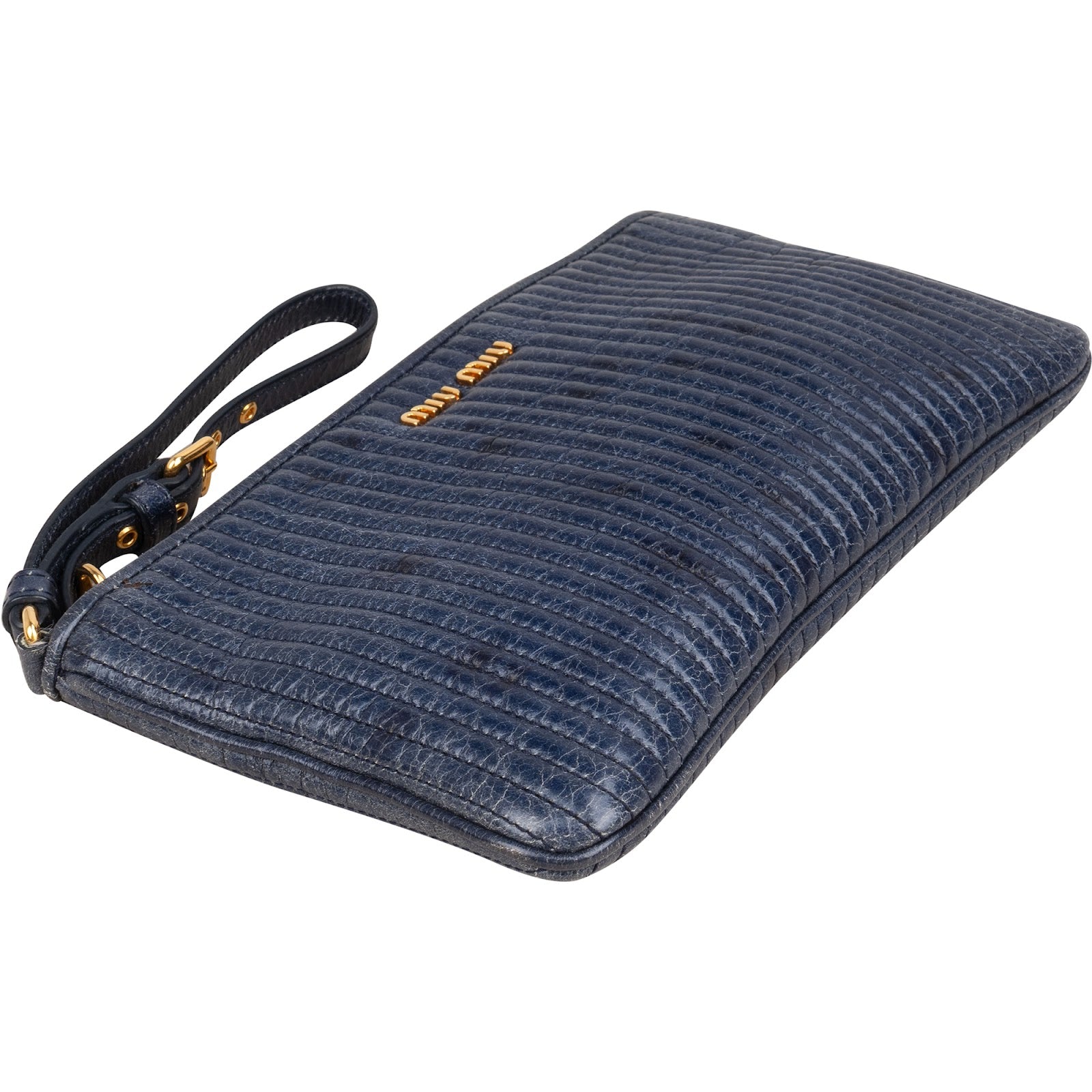 Miu Miu Quilted Leather Clutch