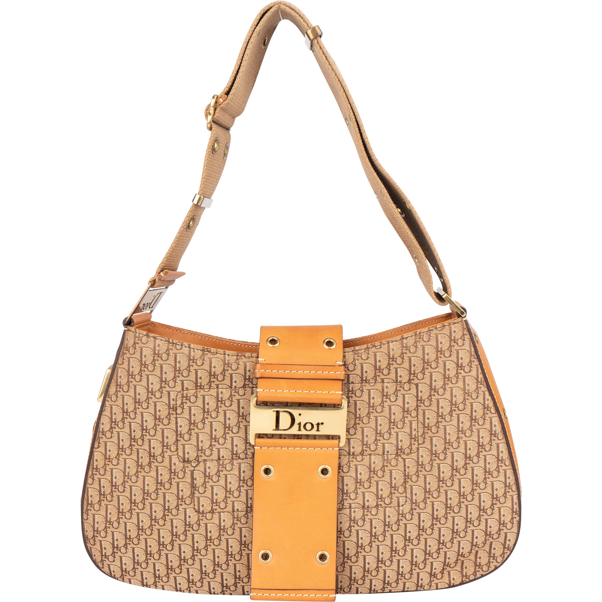 Christian Dior Trotter Monogram Street Chic Shoulder Bag