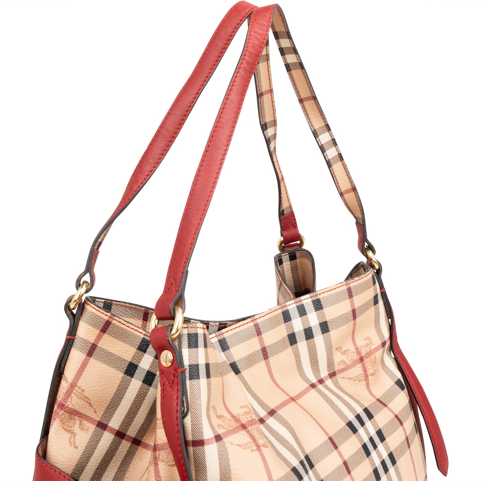 Burberry Smoked Check Canterbury Hobo Shoulder Bag