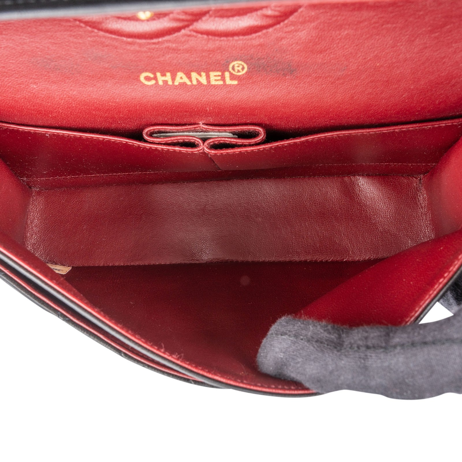 Chanel Quilted Lambskin 24K Gold Medium Double Flap Shoulder Bag