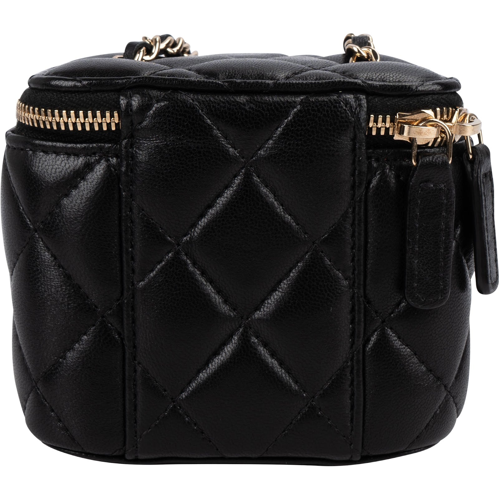 Chanel Quilted Lambskin Mini Vanity Case Crossbody Bag
