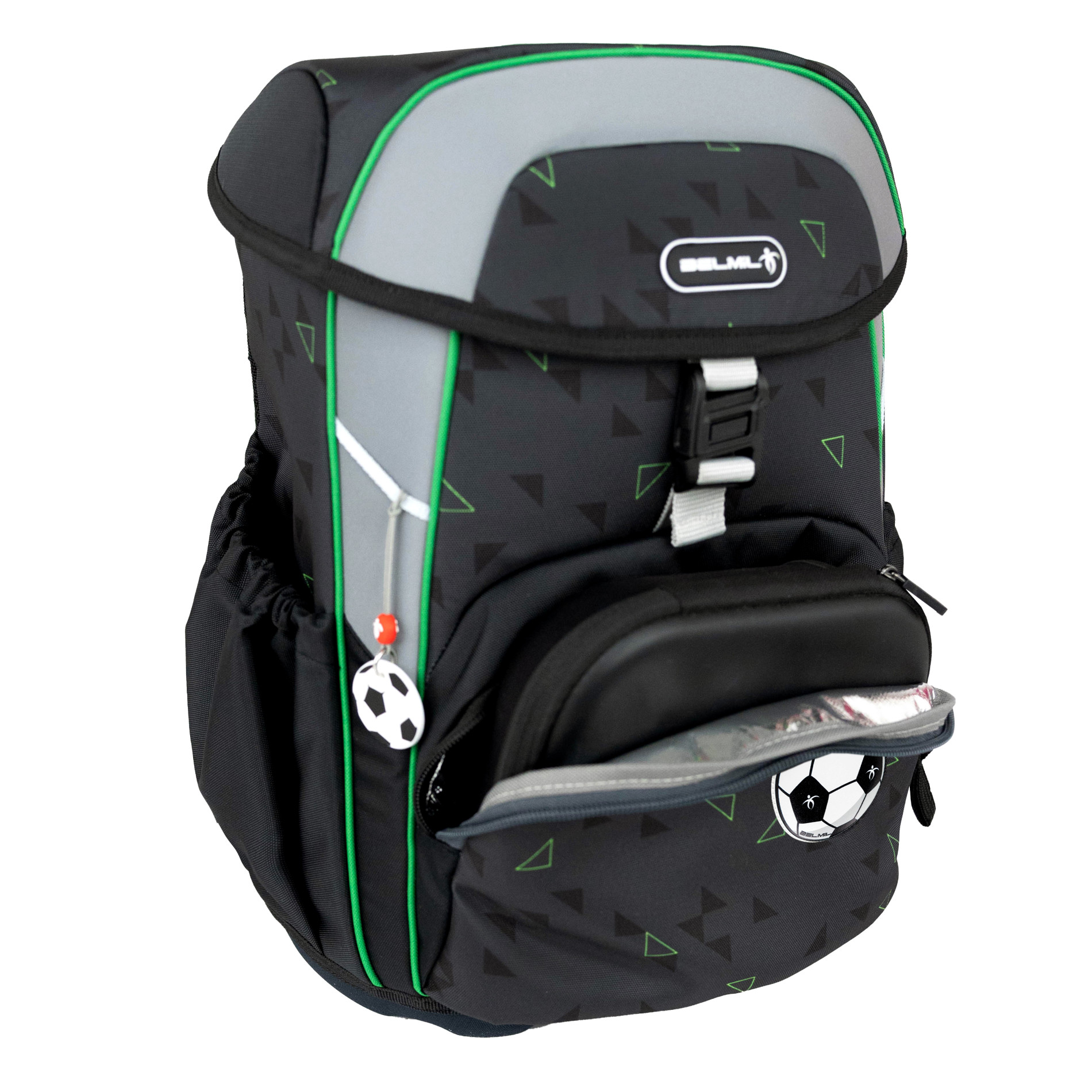 Belmil Maxi ergonomisches Schulranzen-Set 5-teilig "Striker X"