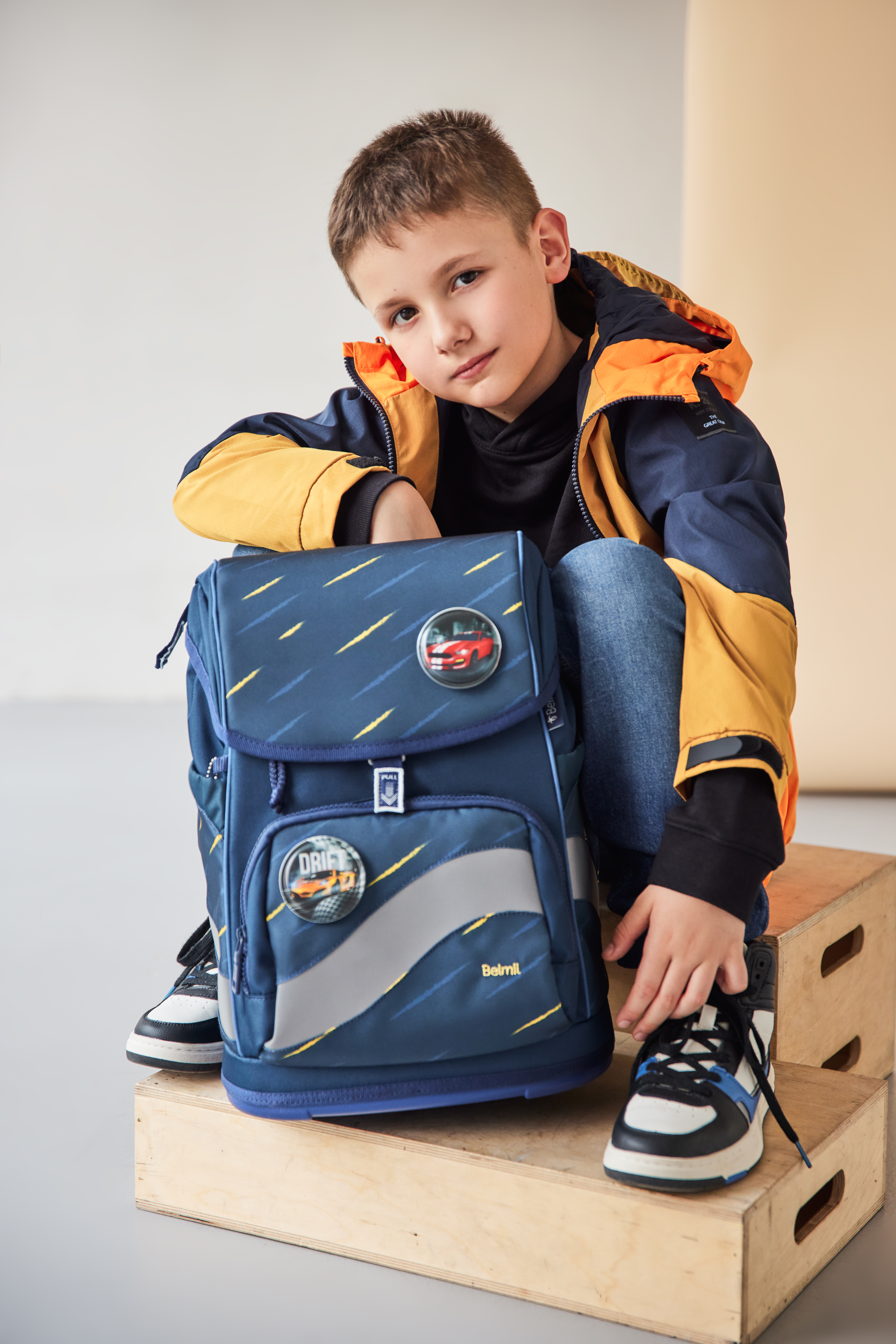 5-częściowy zestaw tornistrów Smarty Plus - Orion Blue