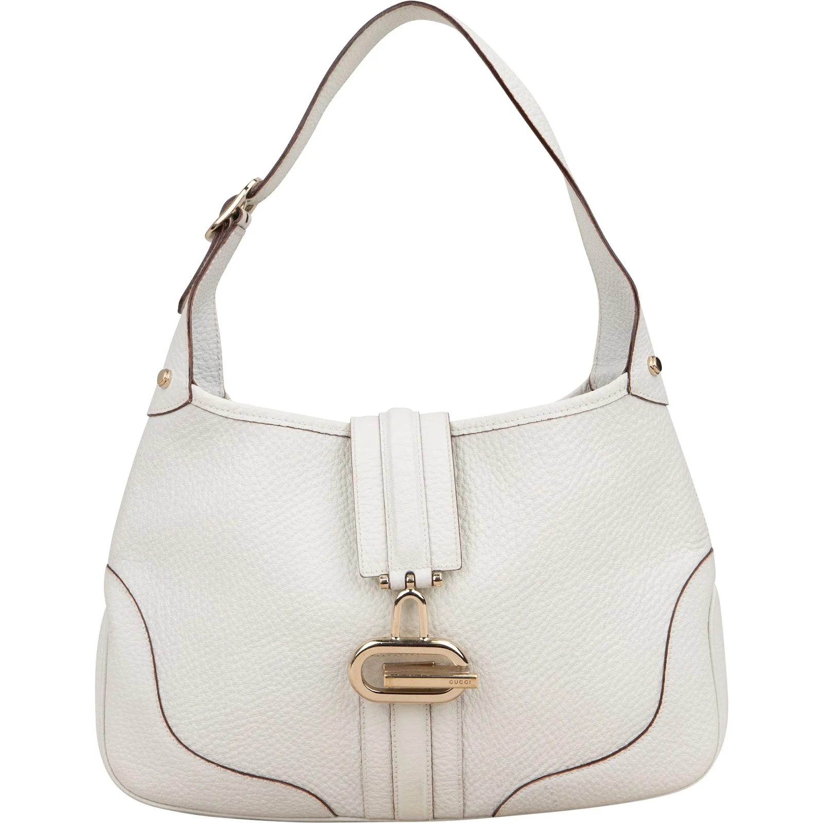 Gucci Grained Leather Jackie Shoulder Bag