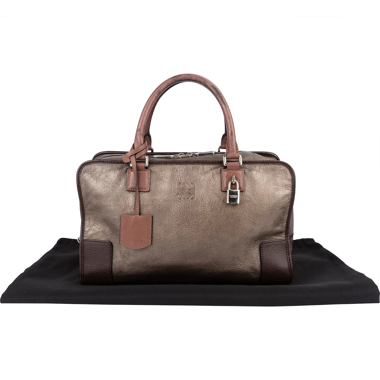 Loewe Tricolor Leather Amazona Handbag