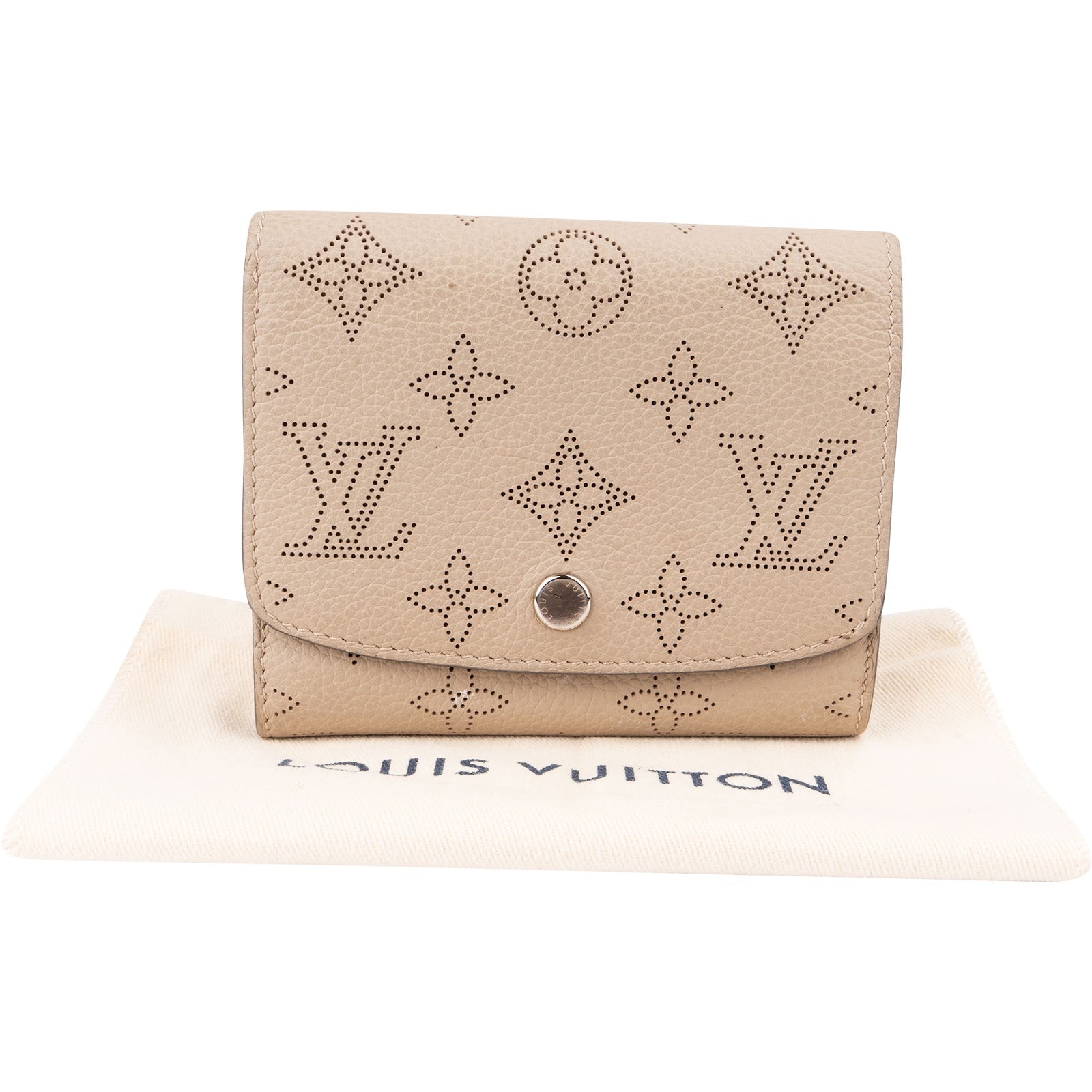 Louis Vuitton - Mahina Leather Iris Compact Geldbörse