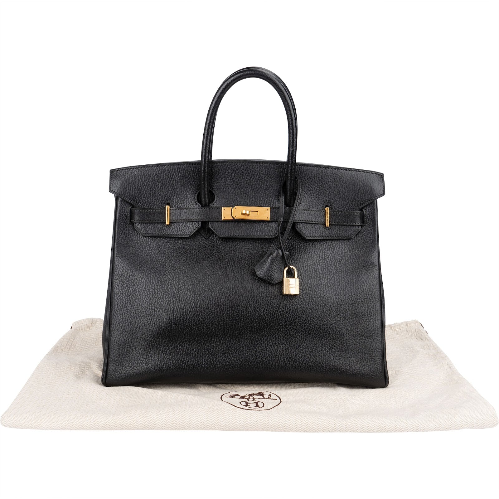 Hermès Ardennes Leather Birkin 35 Handbag