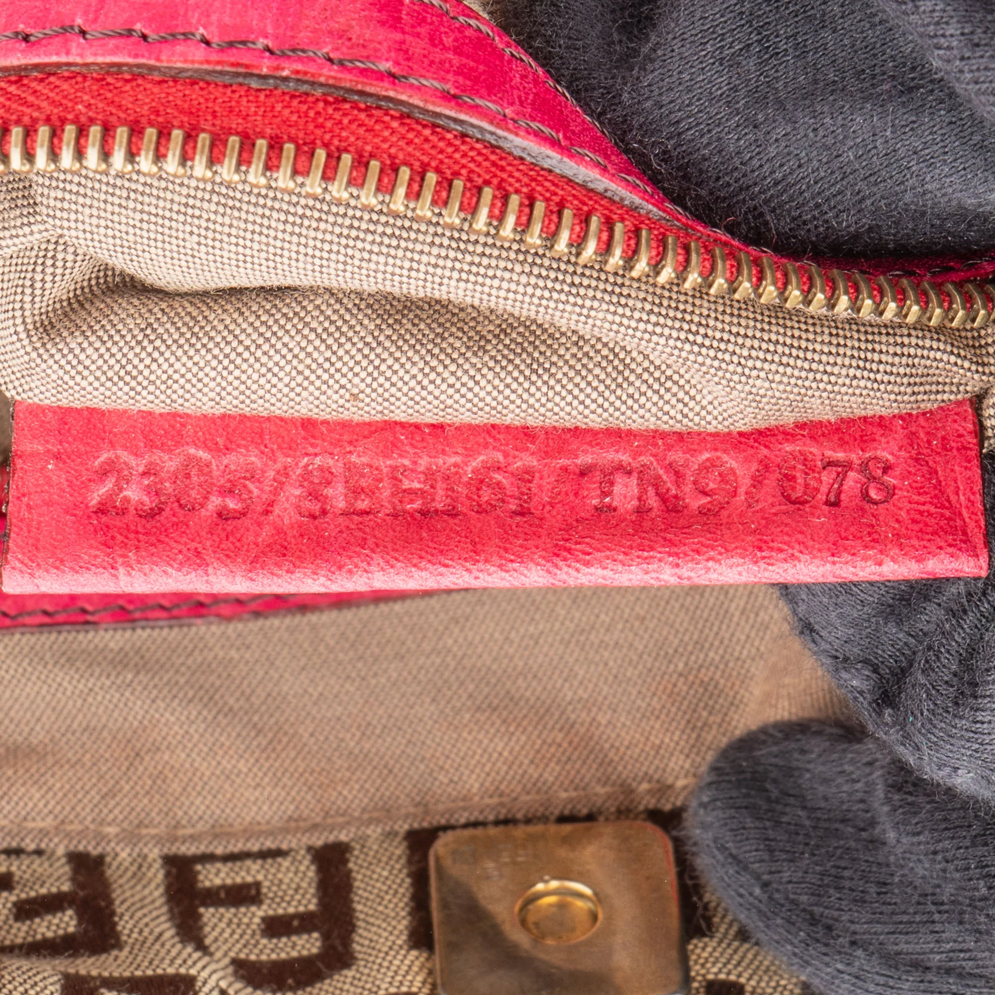 Fendi FF Monogram Calamita Handbag