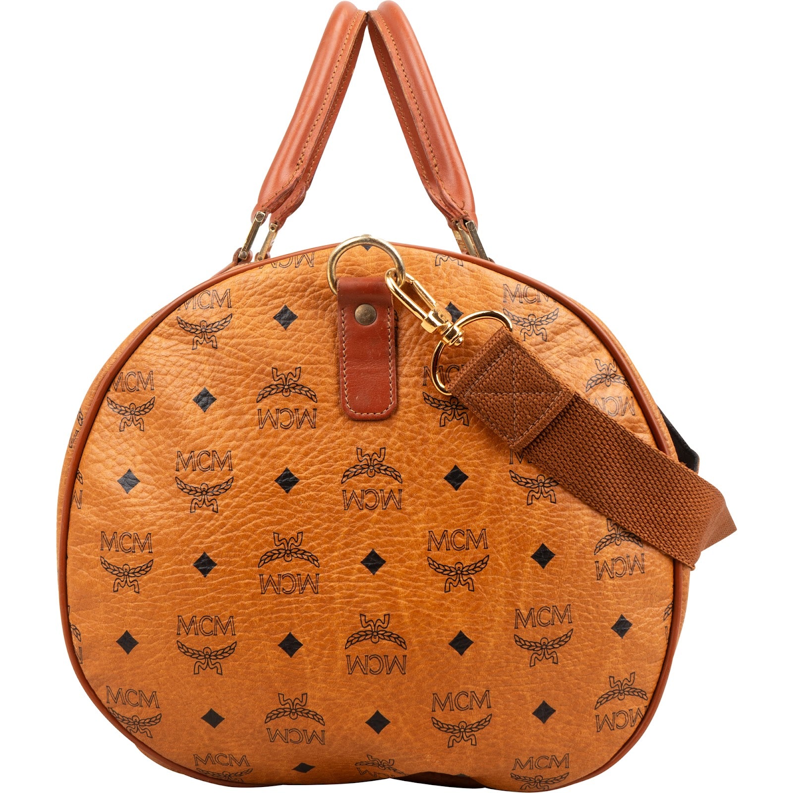 Sac de voyage MCM Monogram Visetos Boston 50
