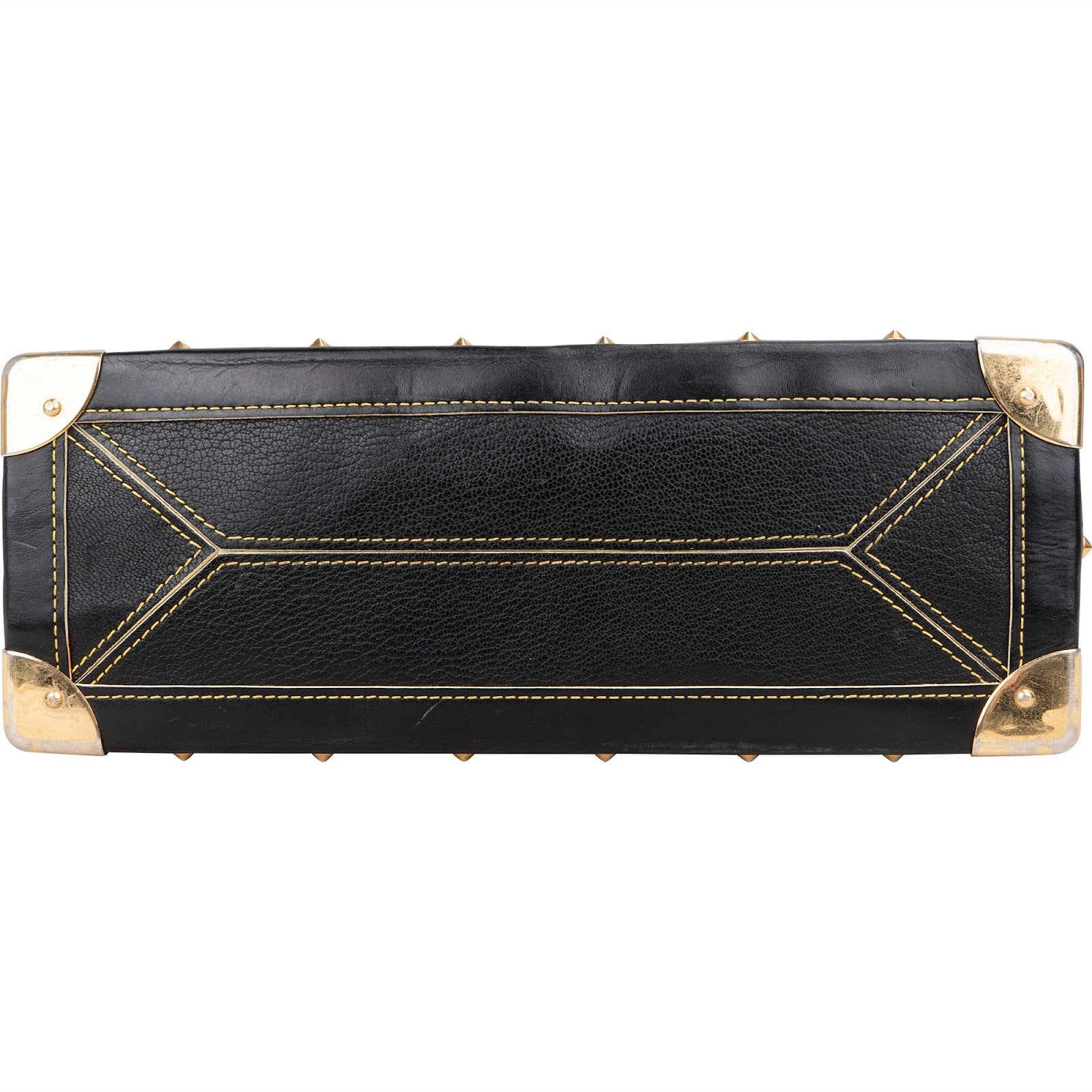 Louis Vuitton Black Leather Suhali Handbag