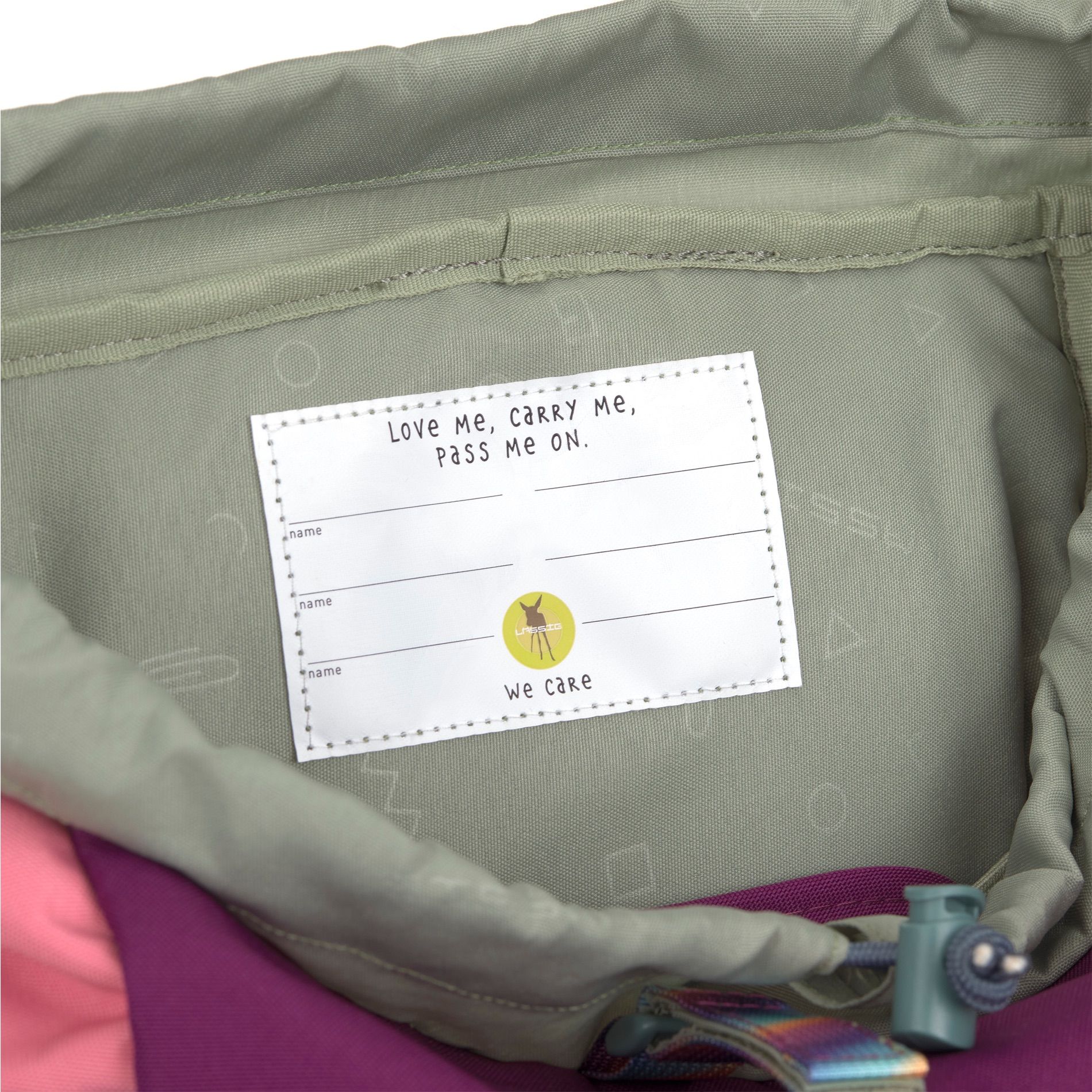 Big Outdoor Backpack Unique - berry/pink