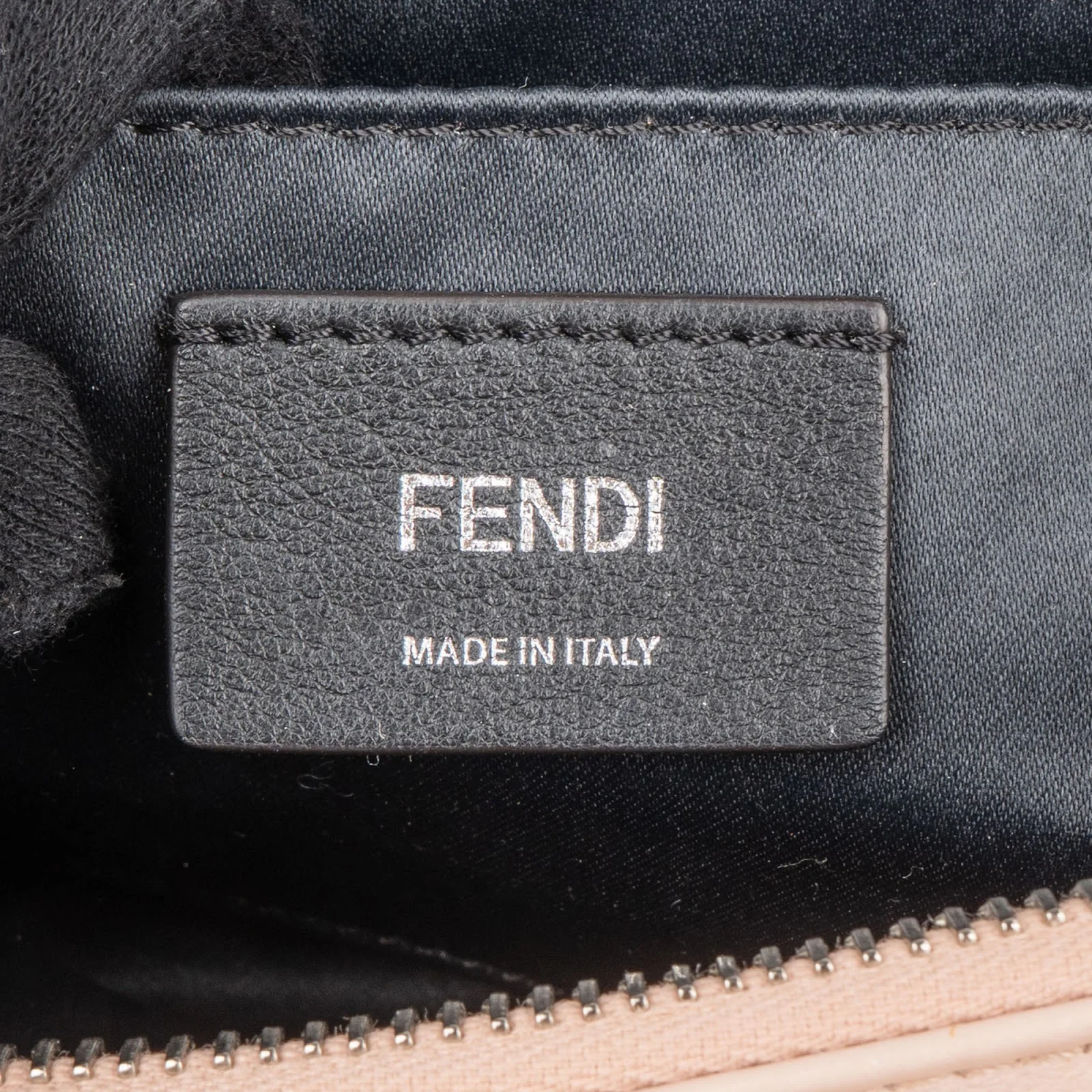 Fendi By The Way Mini Crystal Applique Calfskin Leather Crossbody Bag