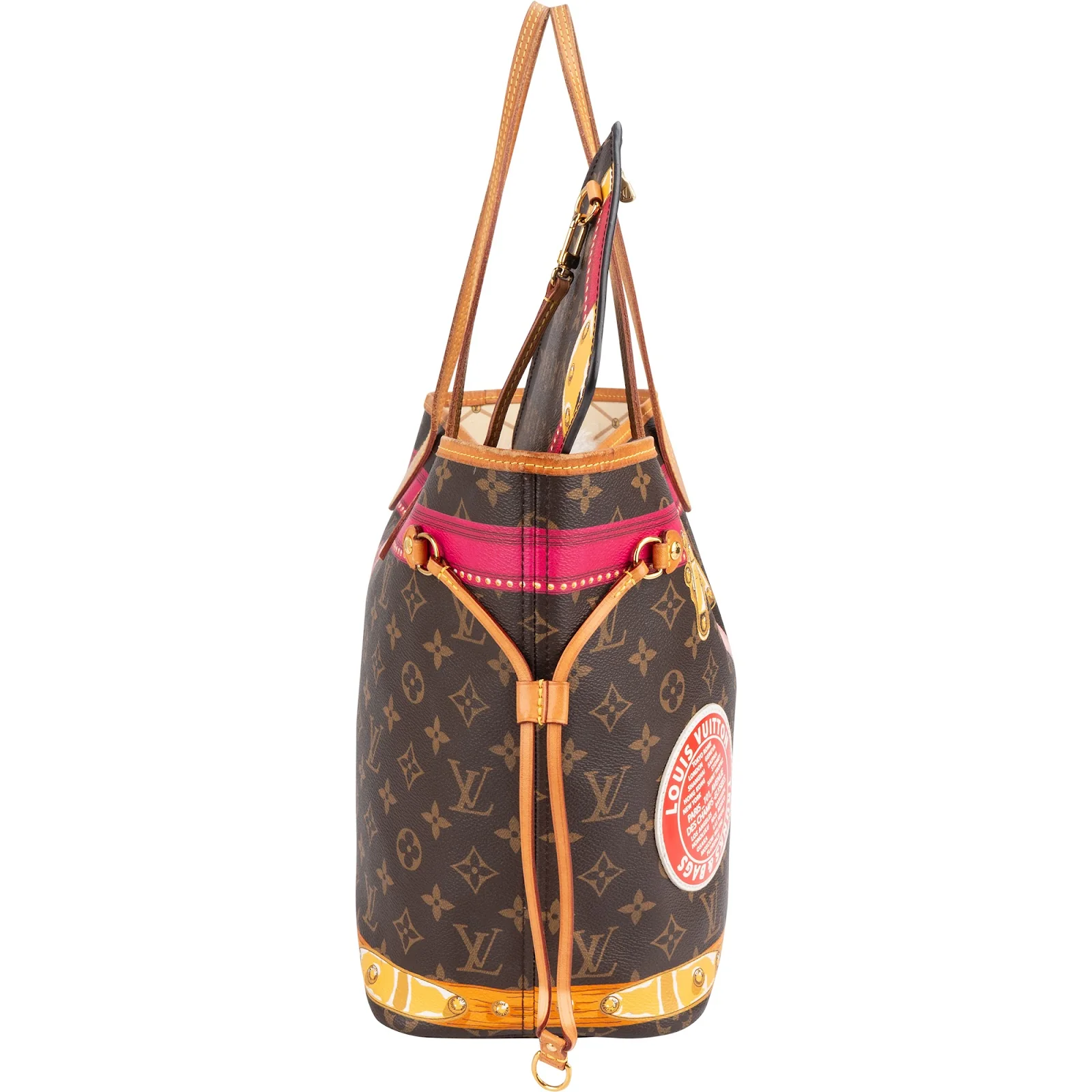 Louis Vuitton Monogram Limited Edition Summer Trunks Neverfull MM Shopper