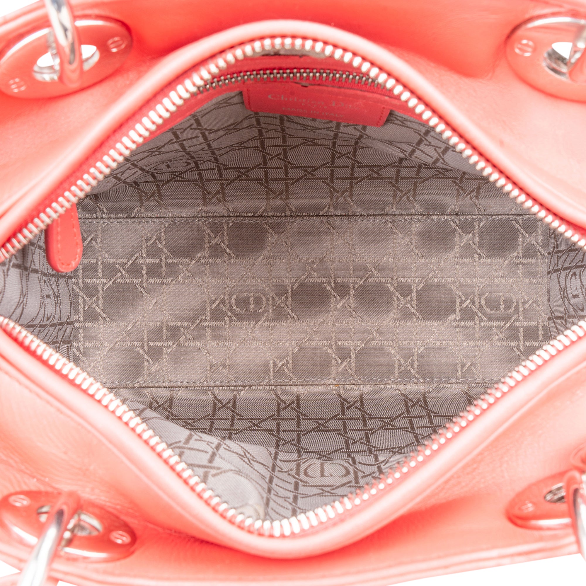 Christian Dior Quilted Leather Lady Dior Handbag