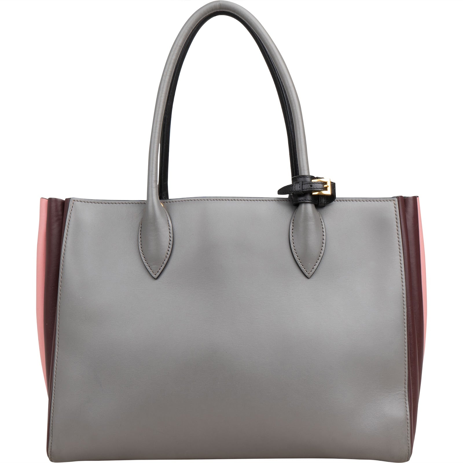 Prada Leather Bibliothèque Tote Handbag