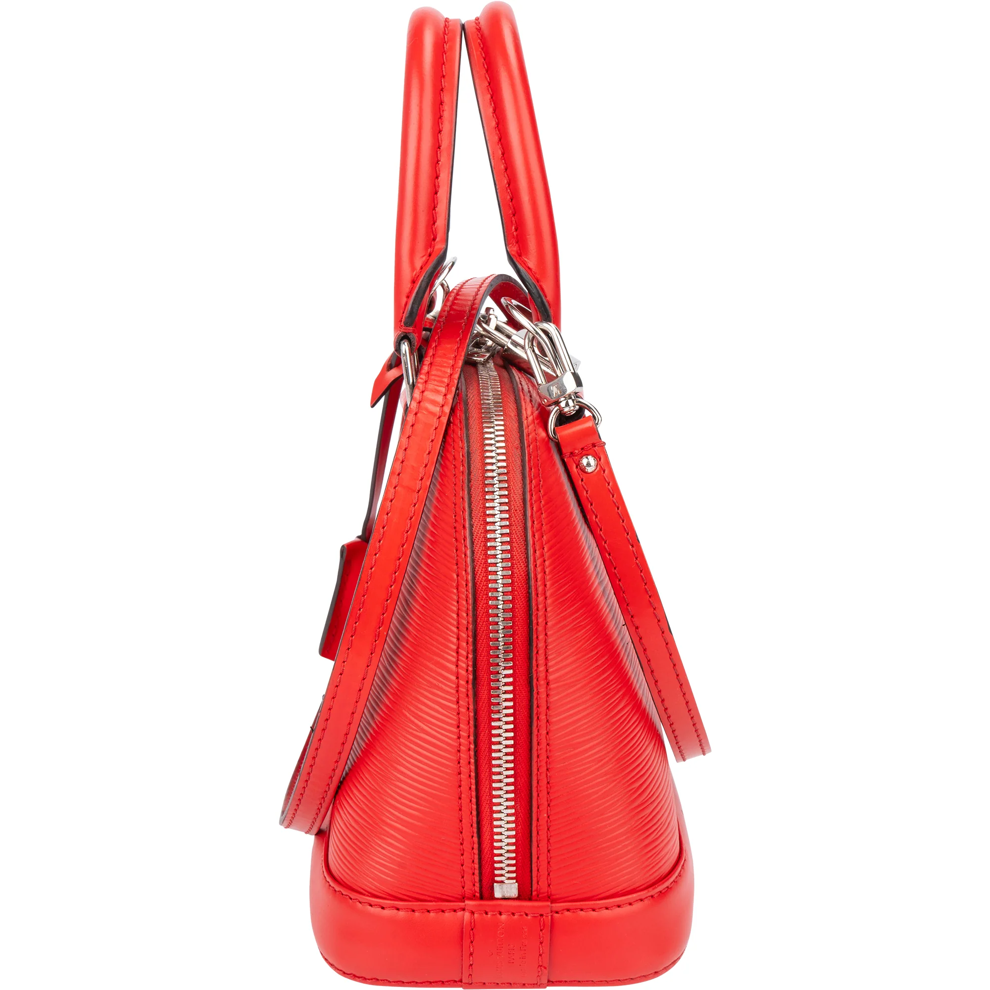 Louis Vuitton Rouge Epi Leather Alma BB Handbag