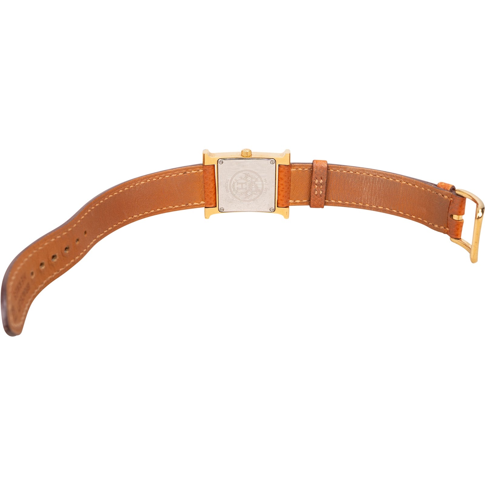 Hermès Gold Tone Heure H HH1.201 Damenuhr