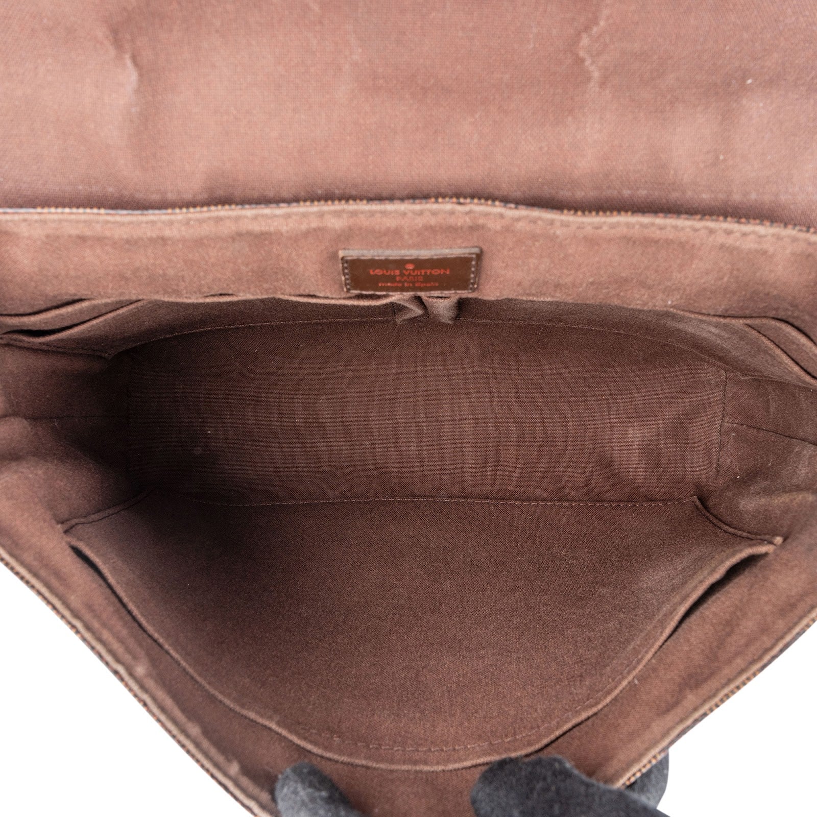 Louis Vuitton Monogram Damier Ebene Brooklyn Messenger Crossbody Bag