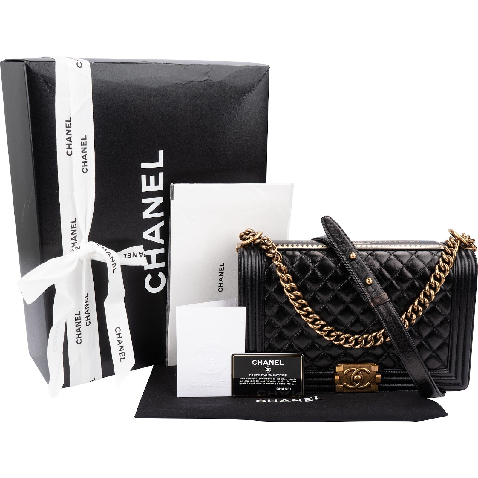 Chanel - "A Tale from Paris to Salzburg" Large Boy Crossbody Bag