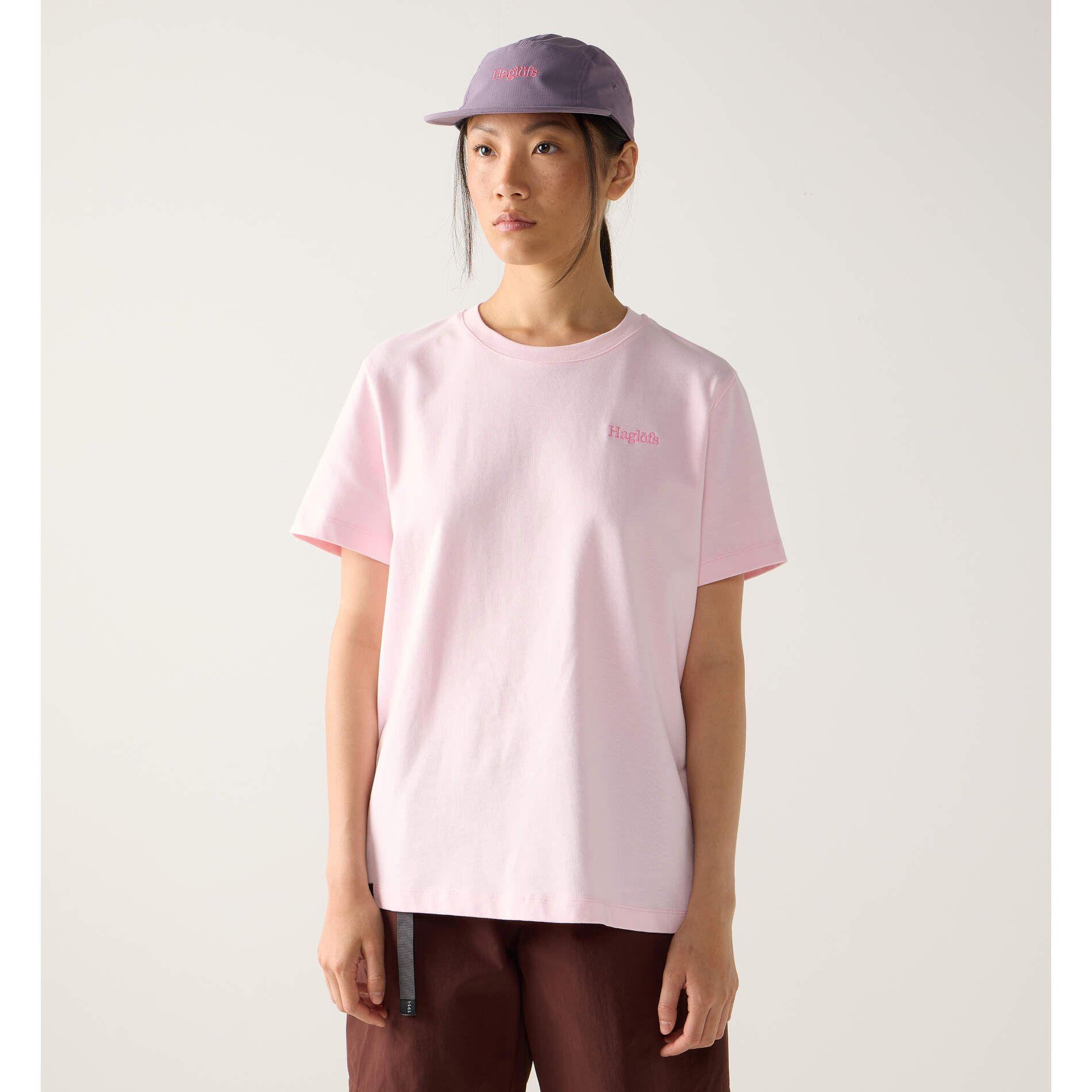 Czapka z daszkiem Brand Five Panel, rozmiar S/M – kolor Purple Fog