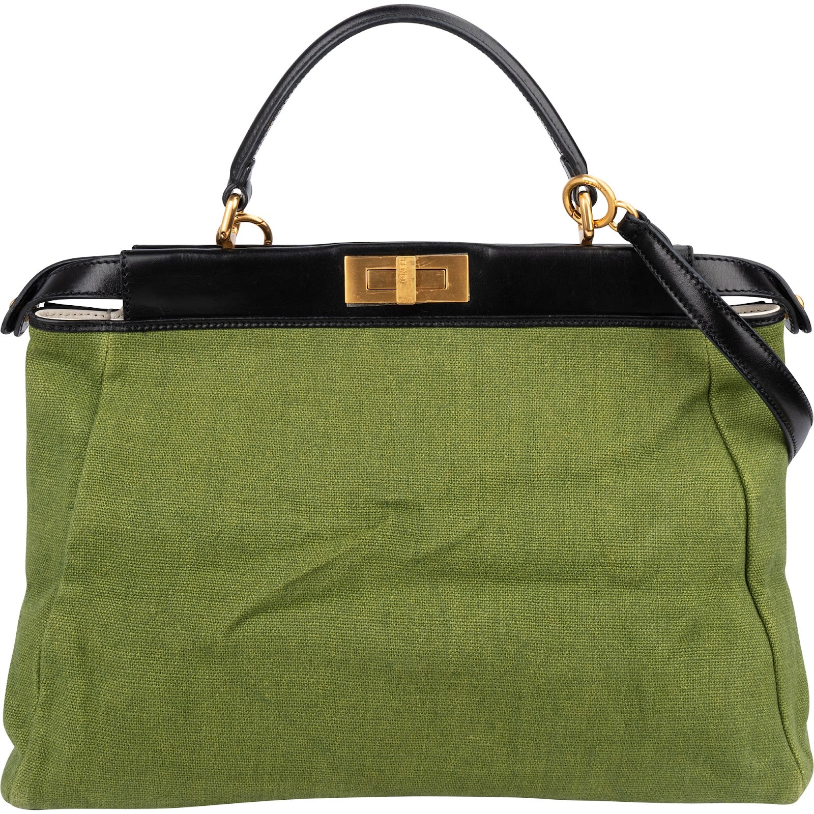 Sac à main Peekaboo Fendi en denim brodé de motifs floraux, édition limitée