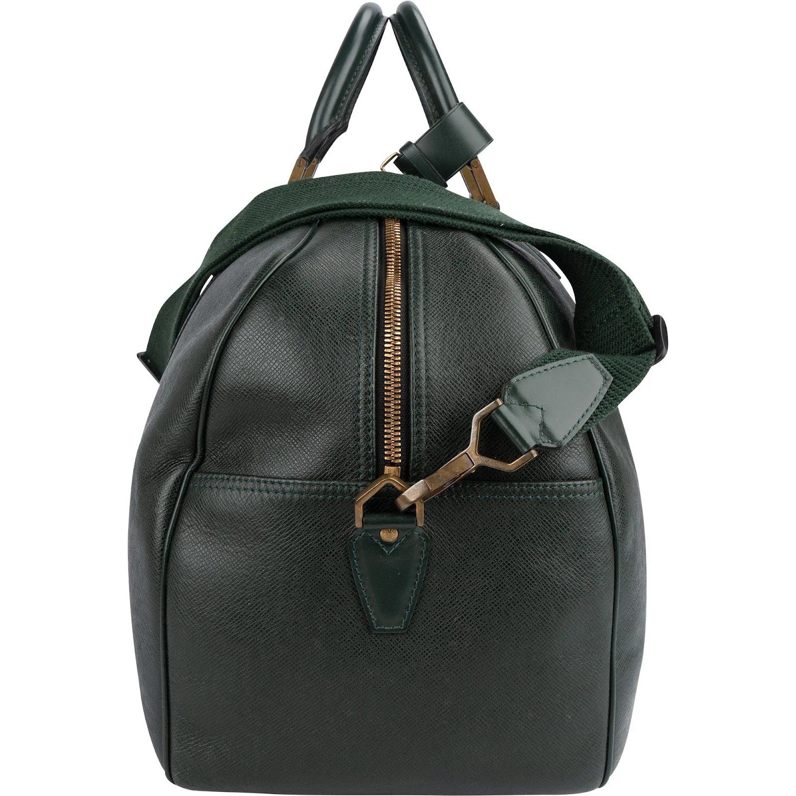 Louis Vuitton Green Taiga Leather Kendall 45 Bandoulière Reisetasche