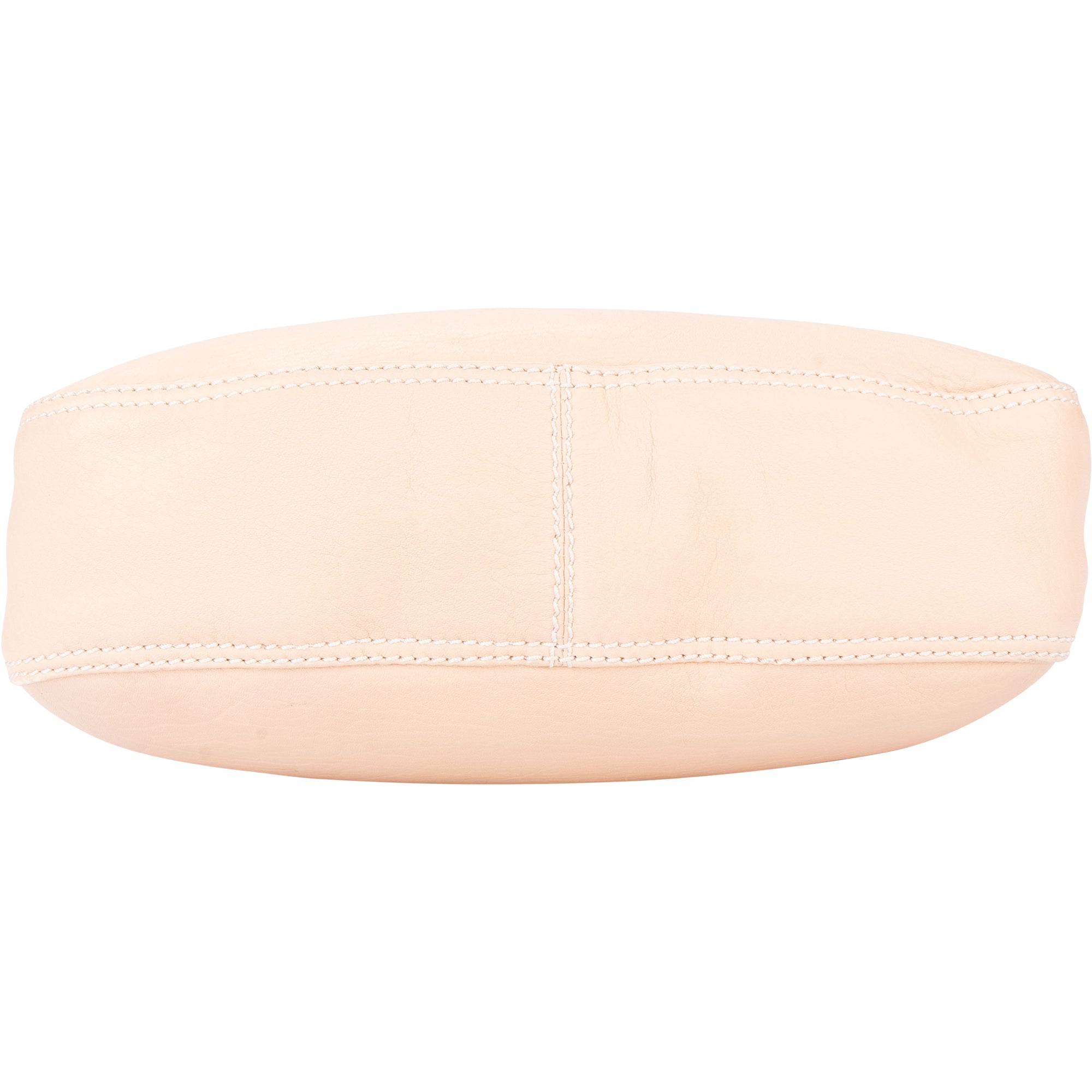 Fendi - FF Rose Leather Baguette Handbag